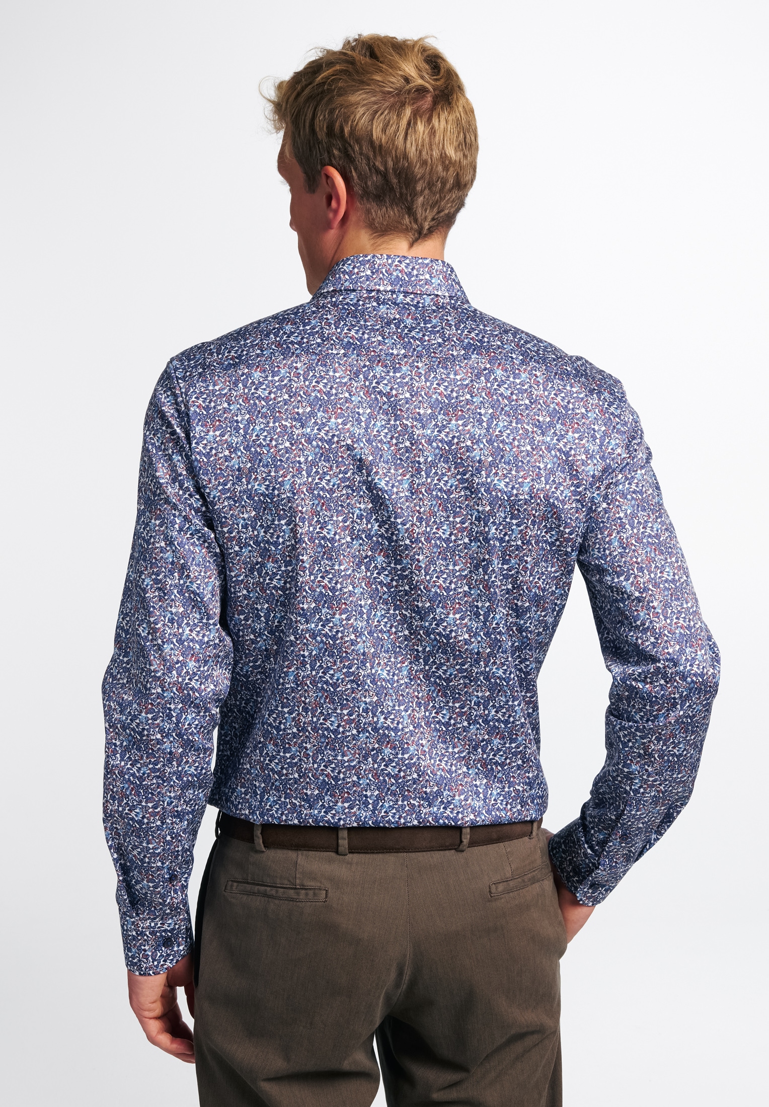 Eterna Langarmhemd »SLIM FIT« NON IRON (bügelfrei)