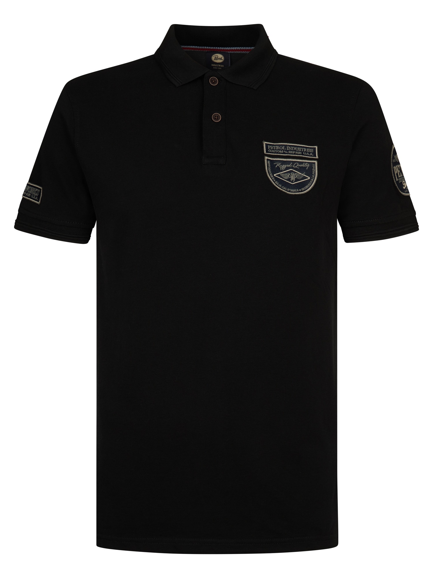 Petrol Industries Poloshirt »Men Polo Short Sleeve« mit Logo Stickereien