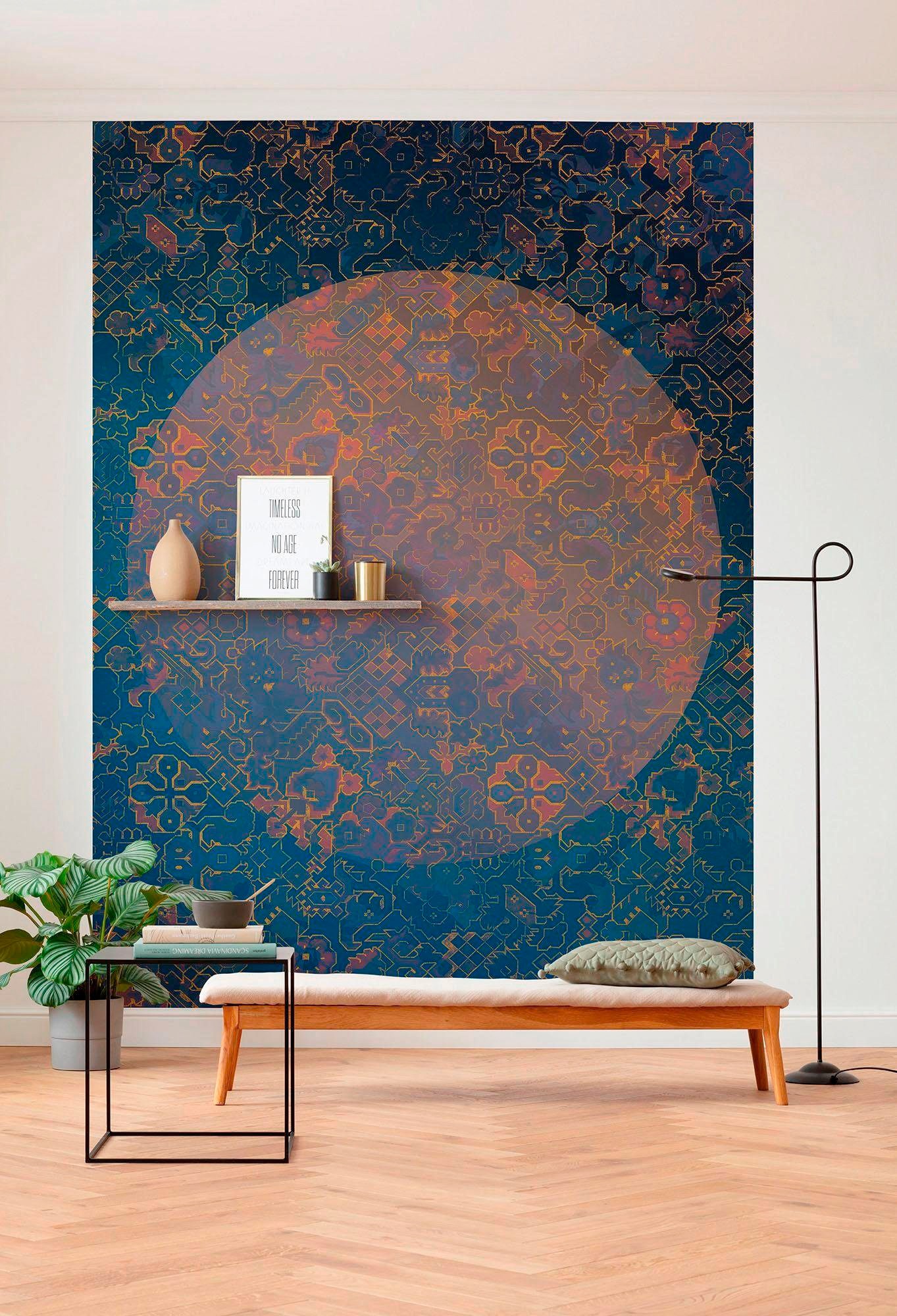 Komar Vliestapete »Digitaldruck Vlies - La Lune - Größe 200 x 270 cm«, bedruckt, Wohnzimmer, Schlafzimmer