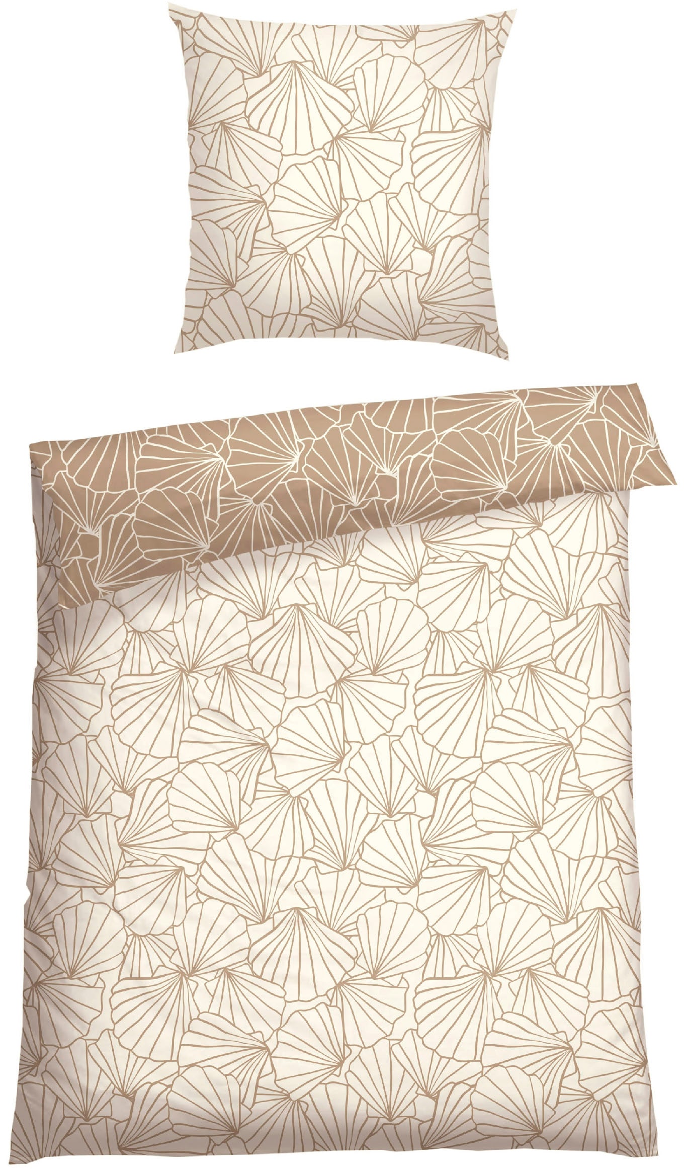 Schiesser Wendebettwäsche "Mariel aus weicher Baumwolle mit maritimer Musch günstig online kaufen