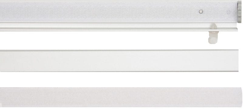 Paneelwagen INDEKO, grau, Kunststoff, Gardinenbefestigungen, für Schiebevorhänge