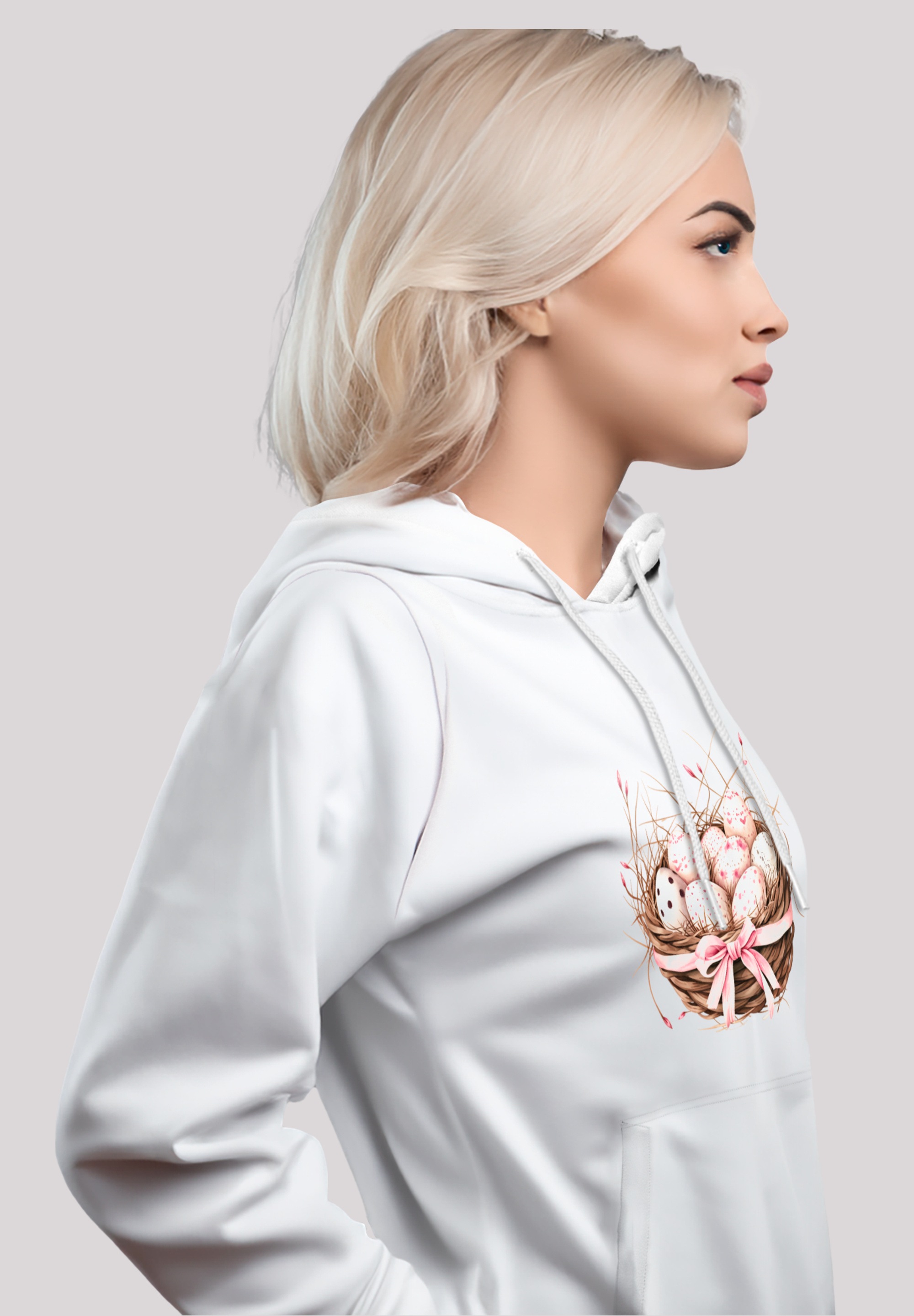 F4NT4STIC Kapuzenpullover »Osterei Nest Korb Dekor«, Premium Qualität
