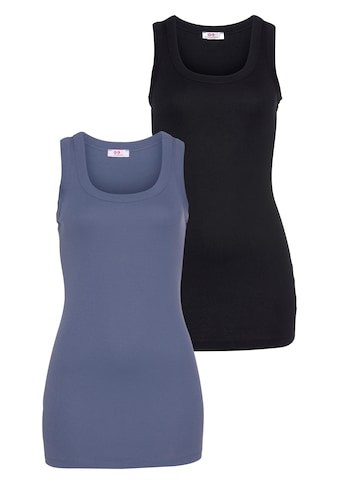 Tanktop, (Packung, 2er-Pack)