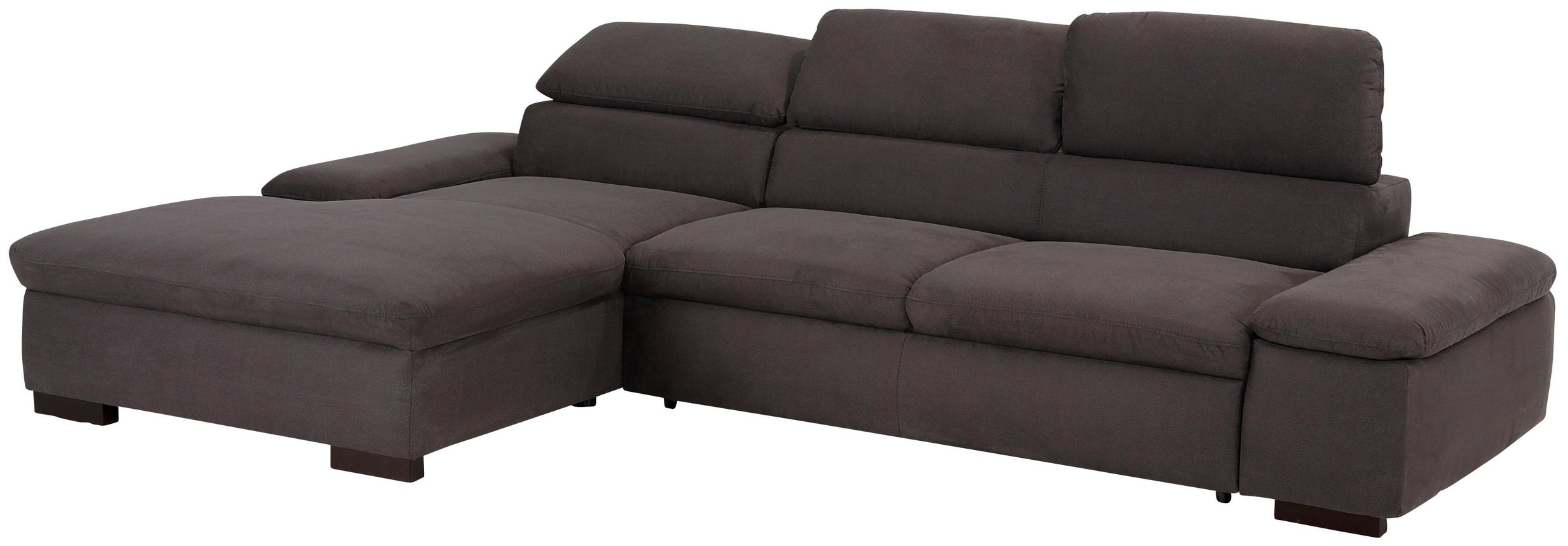 Home affaire Ecksofa "Alberto L-Form" mit Kopfteilverstellung, wahlweise mi günstig online kaufen