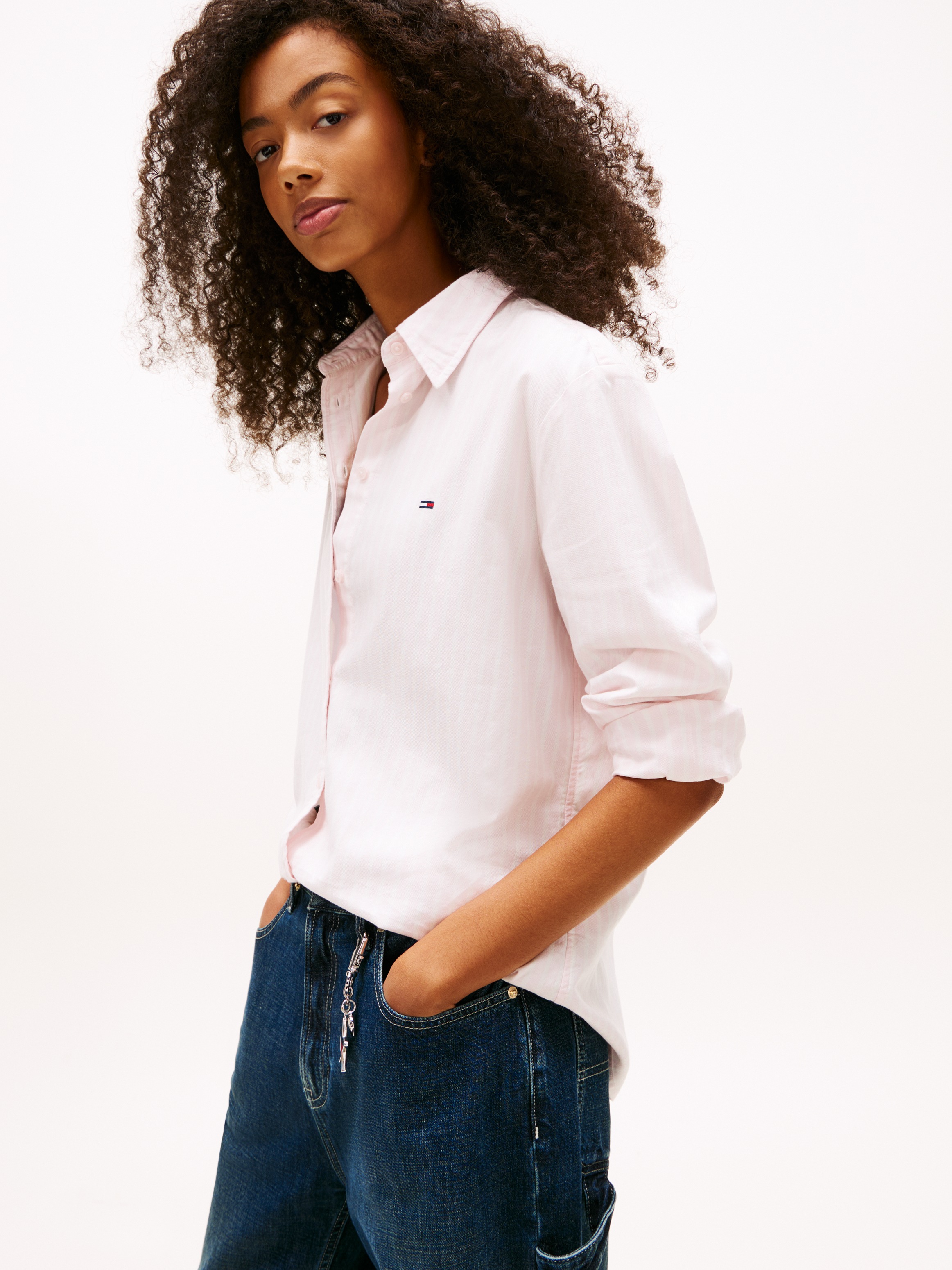 Tommy Jeans Hemdbluse "TJW REG OXFORD SHIRT" günstig online kaufen