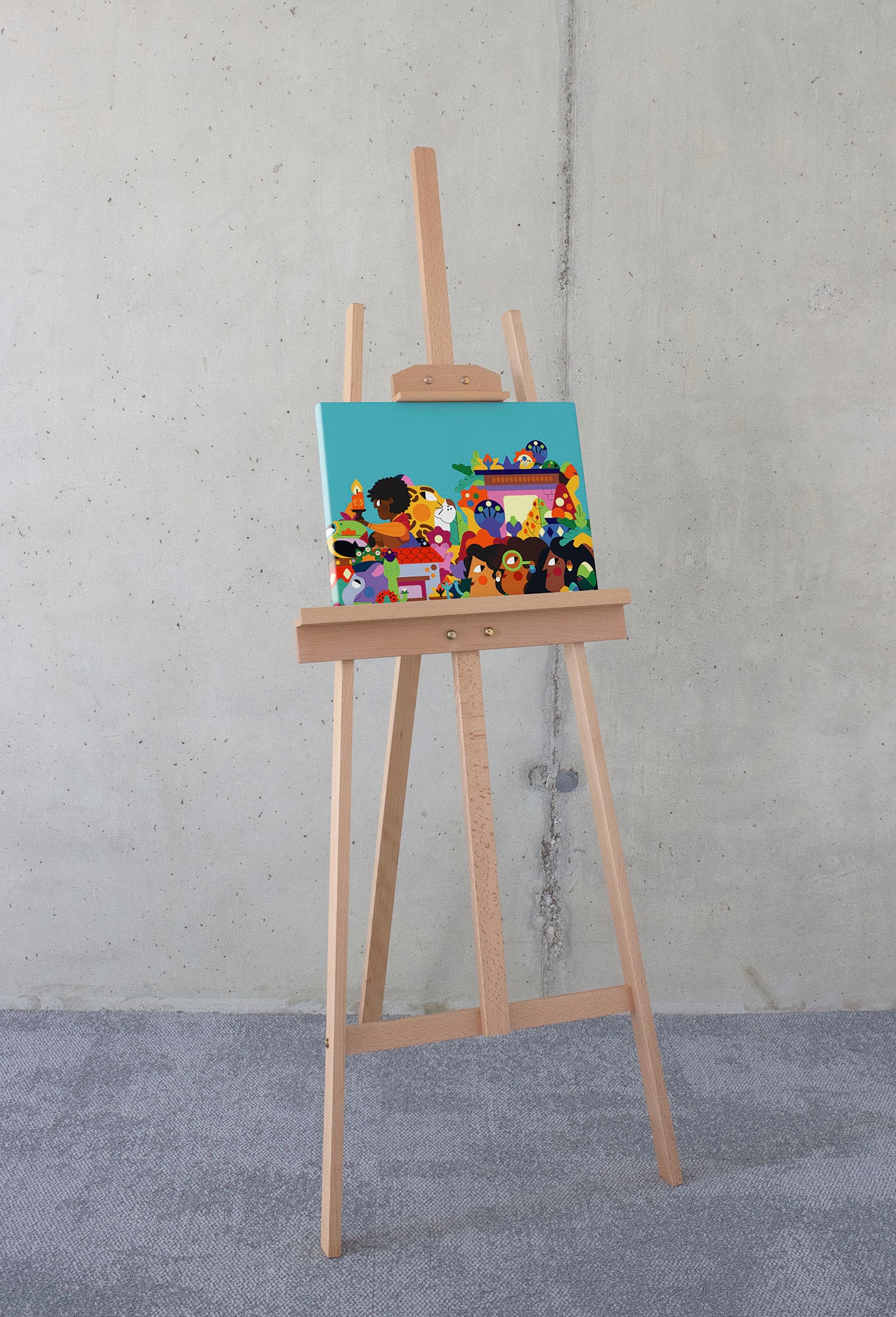 Komar Leinwandbild "Encanto Colours of Columbia - Größe 30 x 40 cm" Disney günstig online kaufen