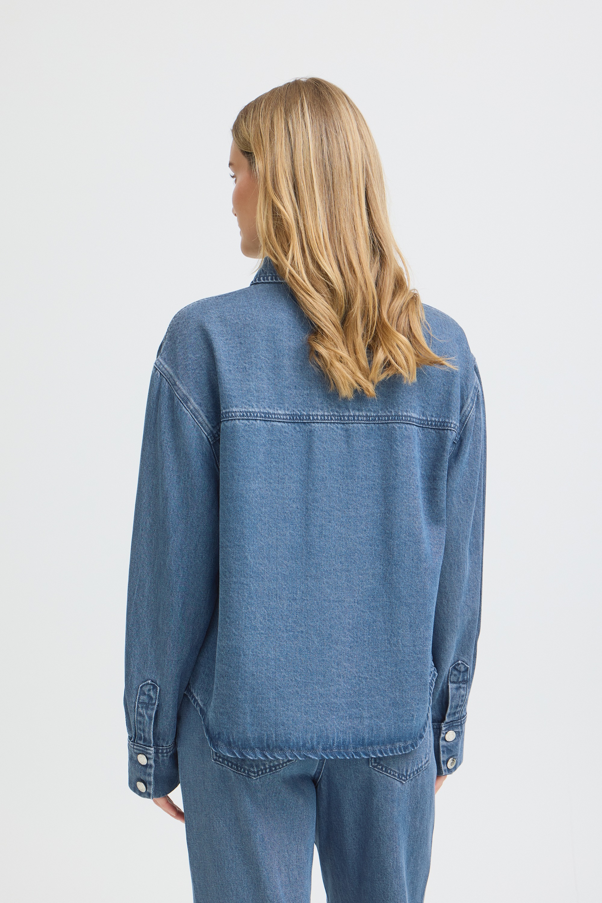 Pulz Jeans Jeansbluse »Damen Jeanshemd PZDORI«