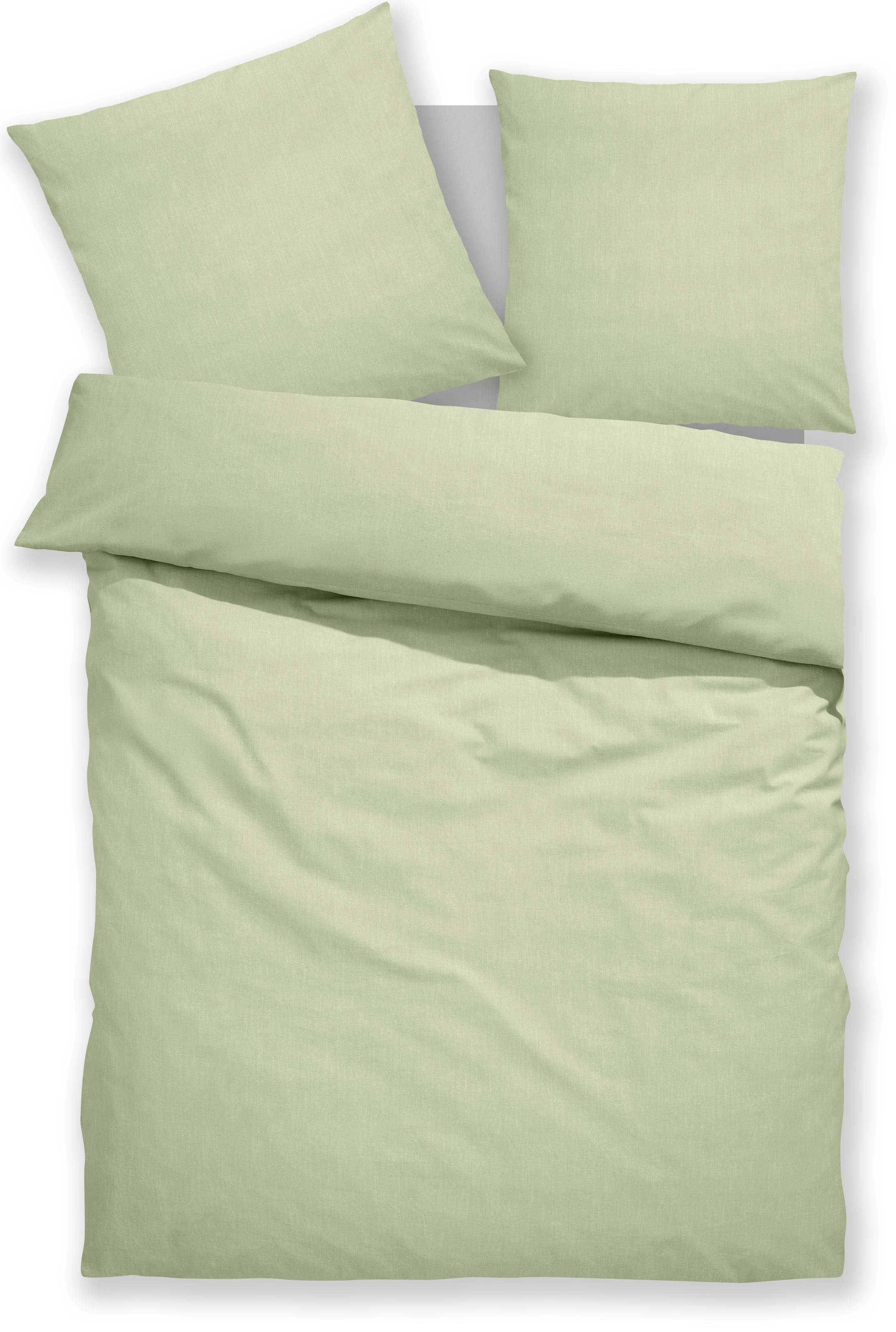 OTTO home Bettwäsche "Melli" 2 Stk. Bettwäsche aus Baumwolle, Leinen-Look i günstig online kaufen