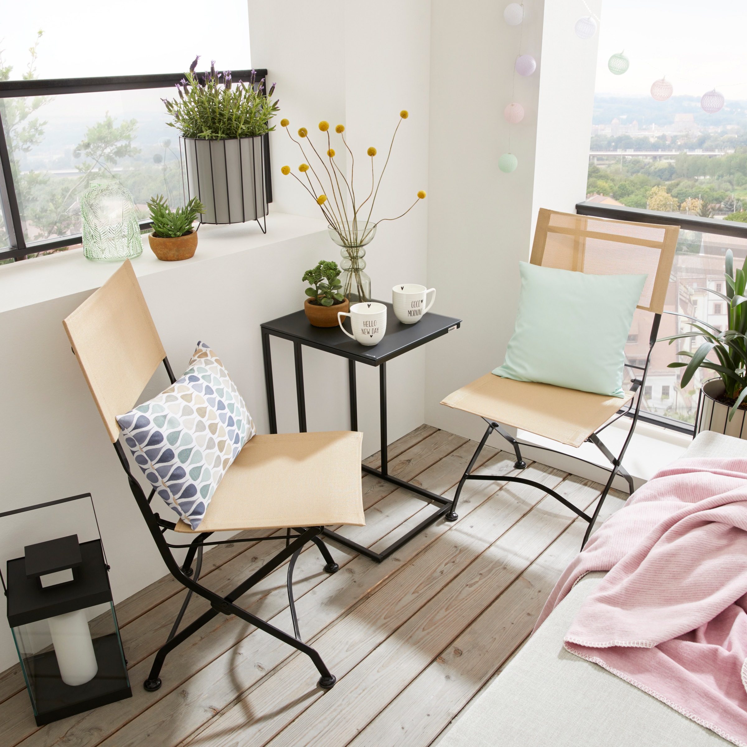 Garden Pleasure Klappstuhl "TRIEST" (Set) 2 Stk.2er Set günstig online kaufen