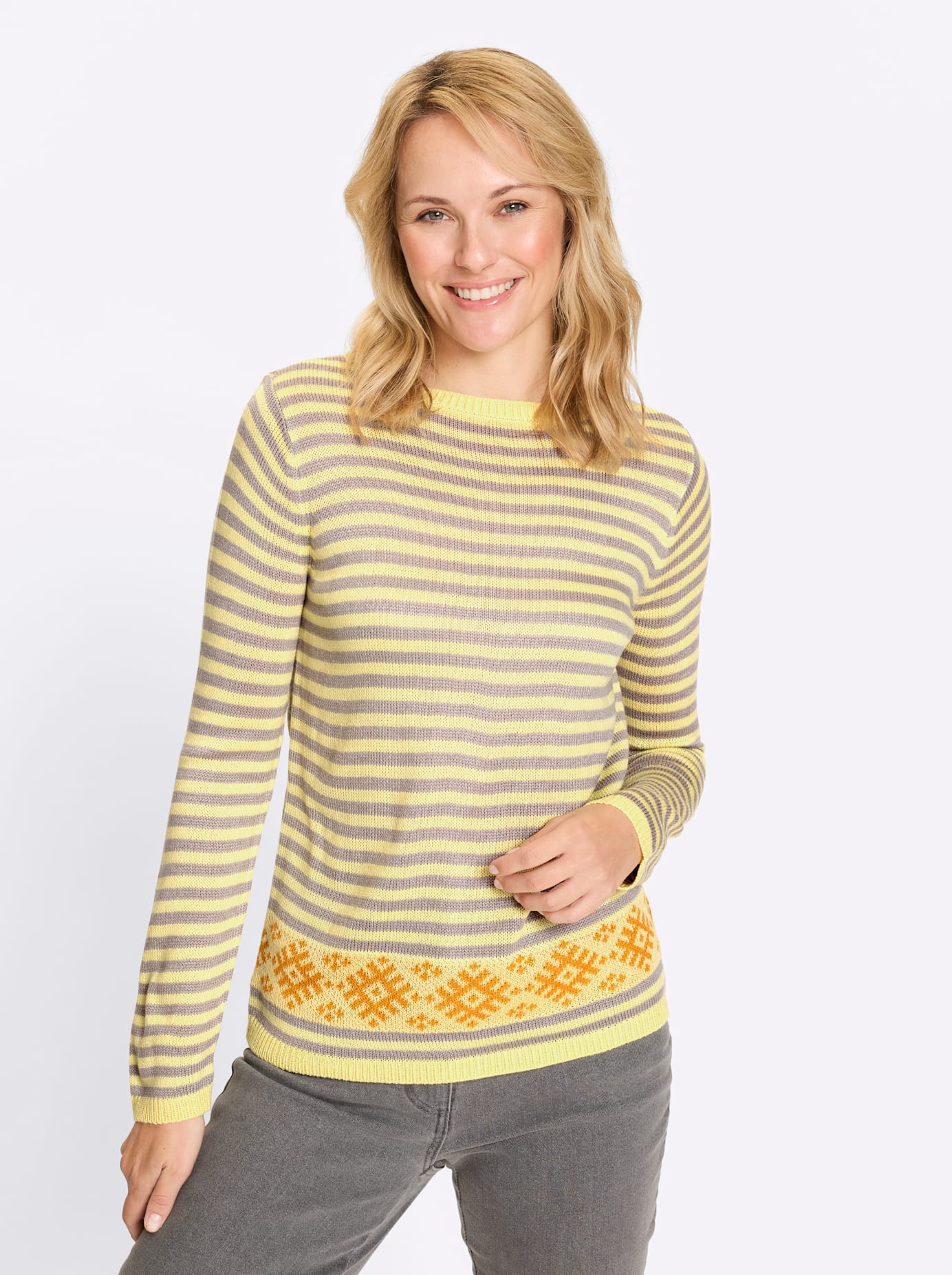 Classic Basics Strickpullover "Langarm-Pullover"