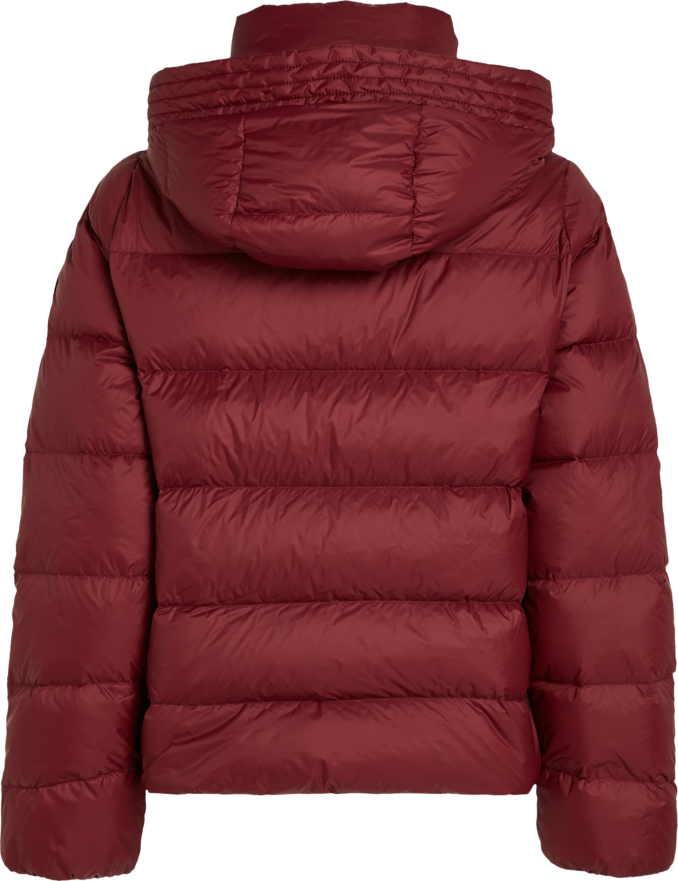 Tommy Hilfiger Steppjacke »LW DOWN CASUAL JACKET«, mit Kapuze, mit Logoprägung