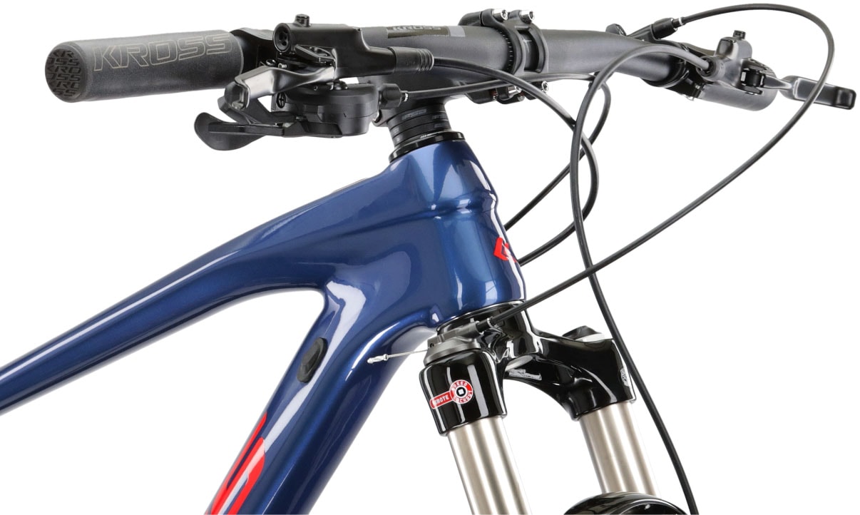 Kross Mountainbike »KROSS MTB Hardtail Level 7.0 29" blau 11 Gänge«, 11 Gang, Shimano, DEORE M5100 Schaltwerk, Kettenschaltung