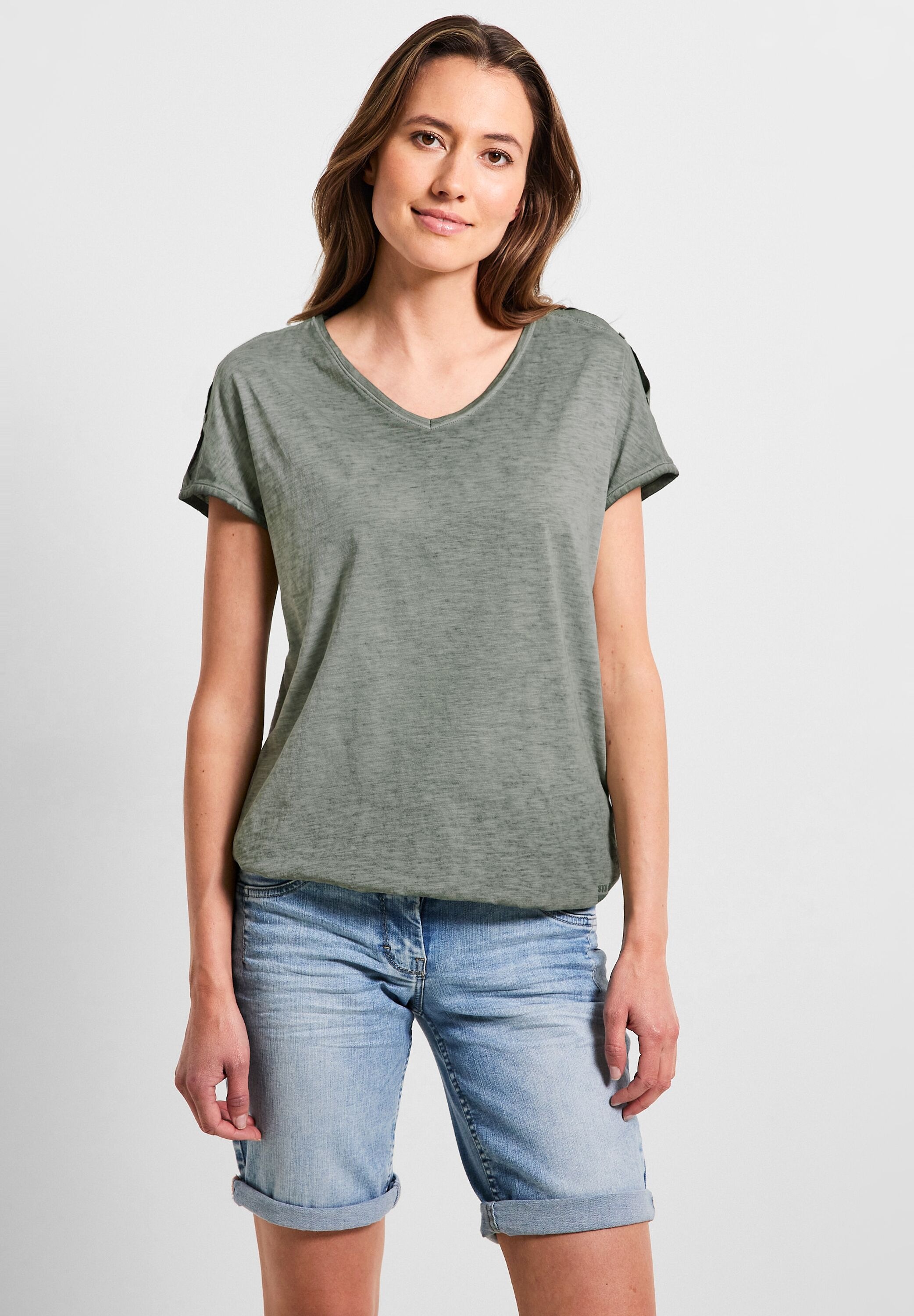 Cecil T-Shirt, aus reiner Baumwolle
