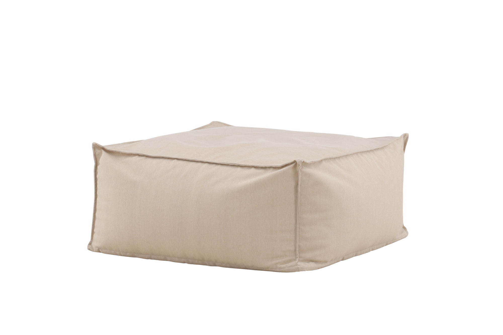 Venture Home Gartenlounge-Hocker "Rambo, vielseitiger Outdoor-Hocker 85 × 85 cm, belastbar bis 150 kg" Loungehocker, Olefin-Bezug, Polystyrol-Füllung, modular, beige