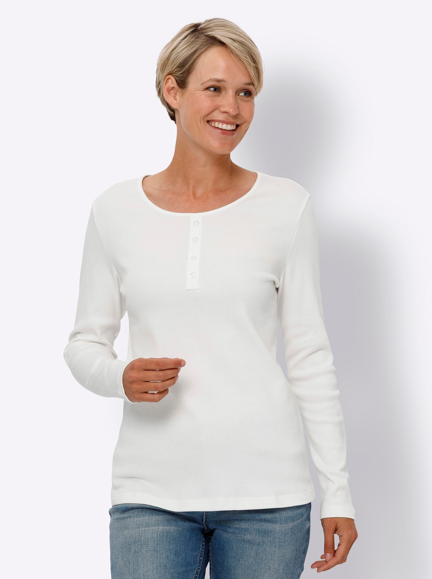 Classic Basics Langarmshirt "Langarm-Shirt" 1 Stk. günstig online kaufen