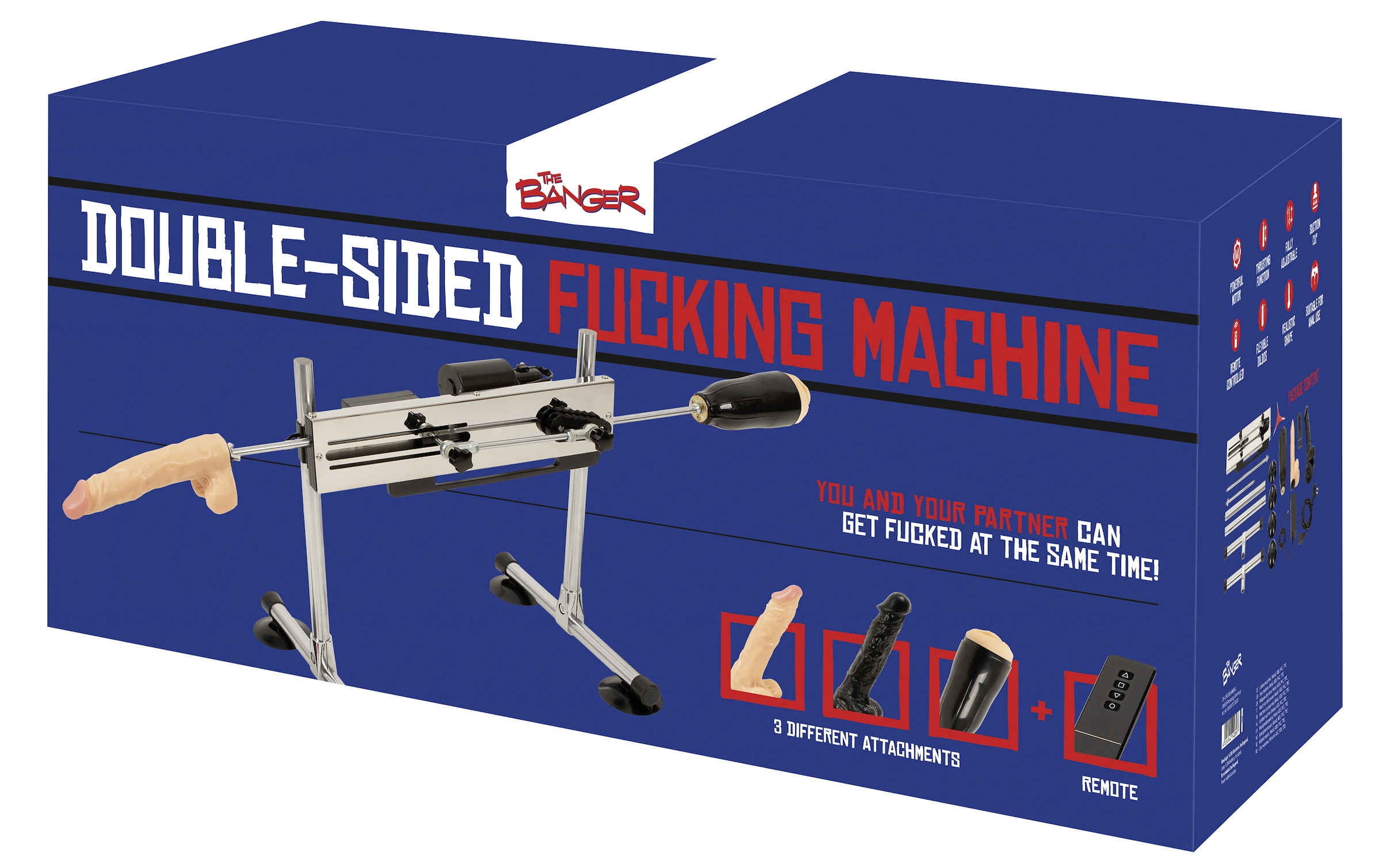 The Banger Erotik-Toy-Set »Sex Maschine Double-sided Fucking Machine« ()