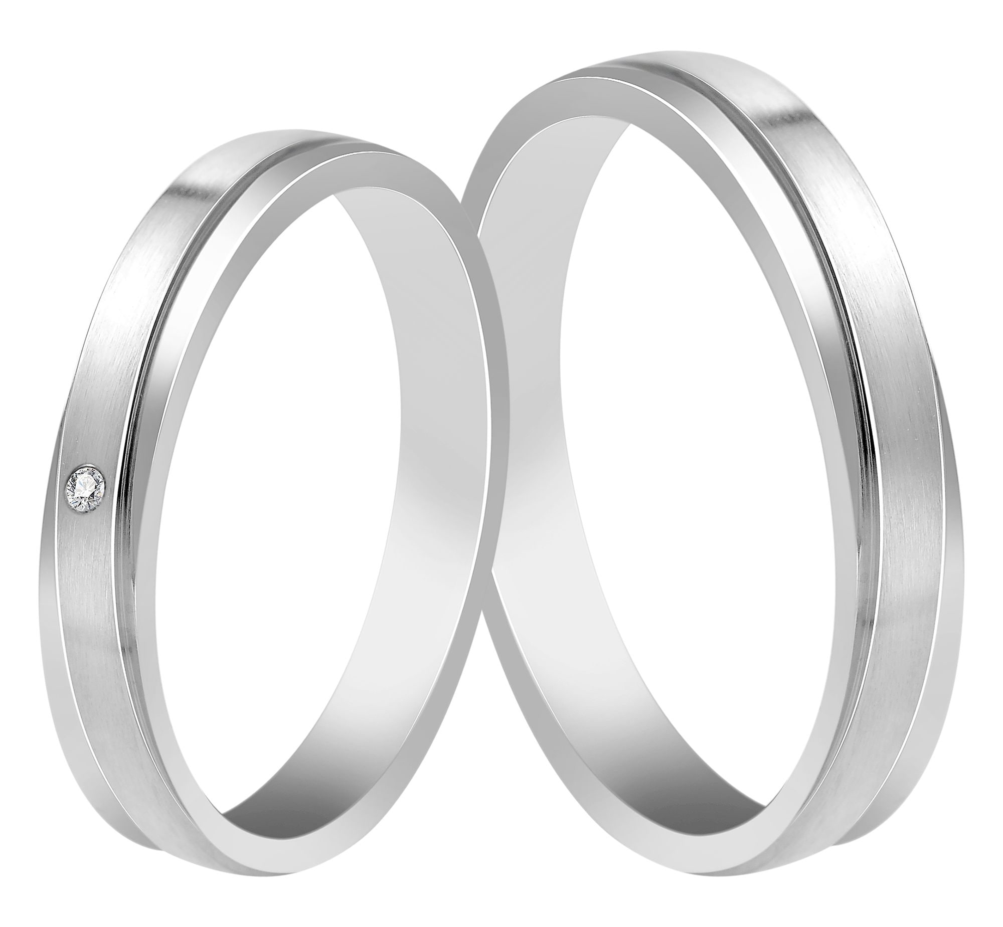Fingerring ADELIA´S "Herren Ring aus Edelstahl" Gr. 66, silber, Fingerringe, Herren, 66, Edelstahl, Fingerring