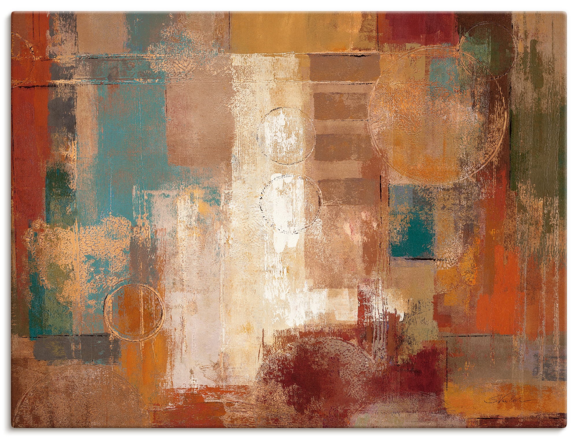 Artland Leinwandbild "Orientalischer Trip" Muster 1 Stk. tlg. auf Holzrahme günstig online kaufen