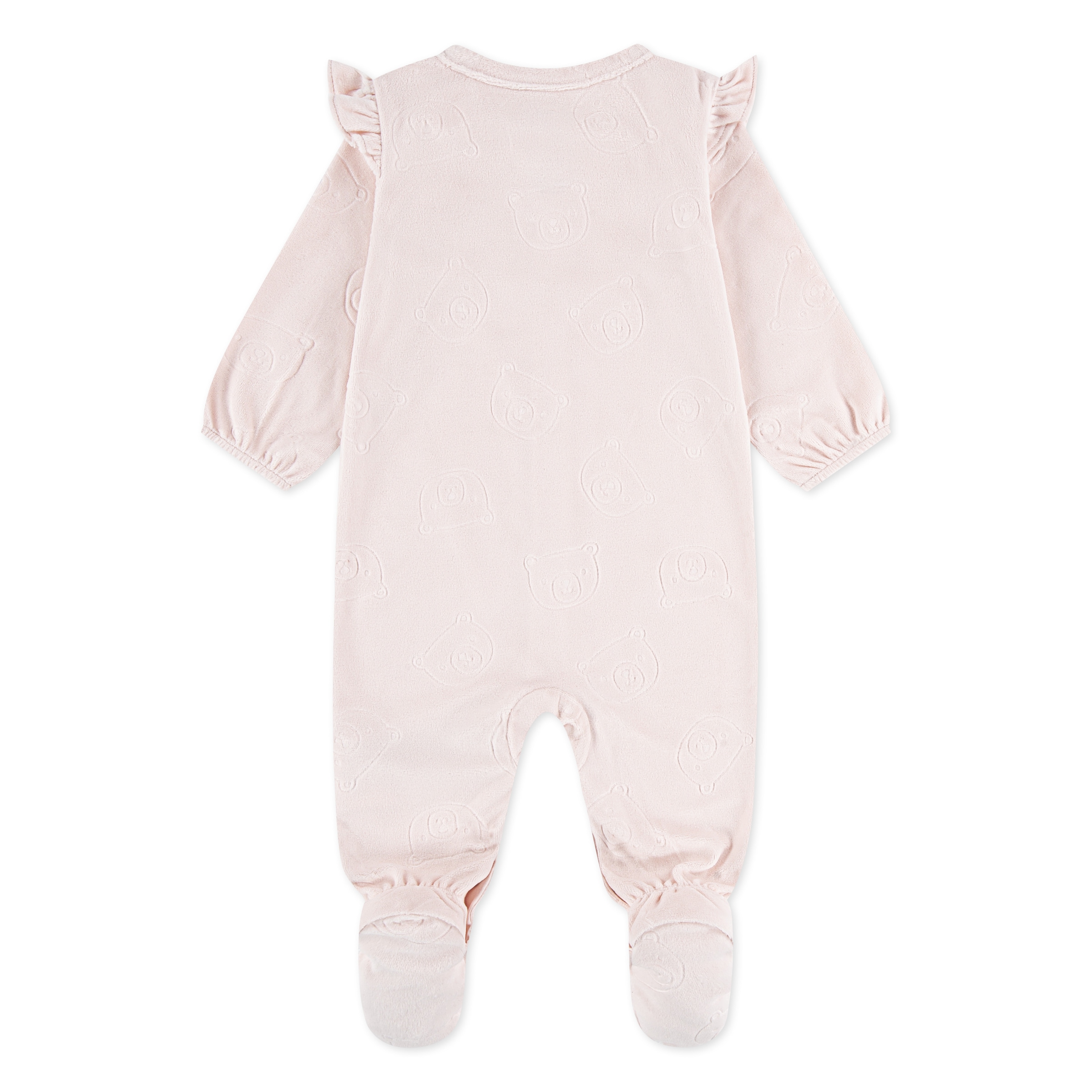 HUGGIES babywear Strampler »HUGG FOOTED COVERALL«, Pflegeleichte Fleece- Qualität