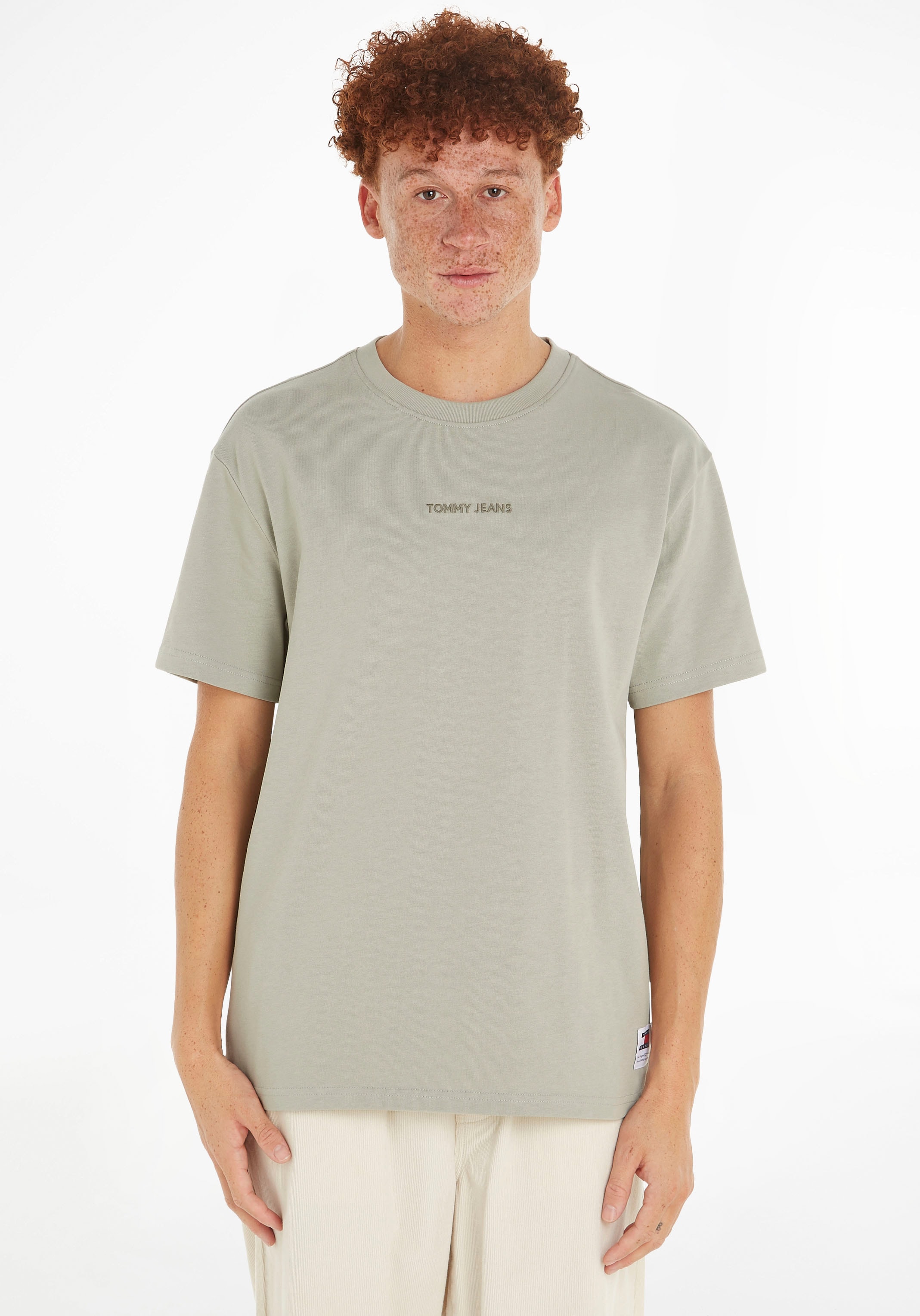 T-Shirt »TJM REG S NEW CLASSICS TEE EXT«, mit Rundhalsausschnitt