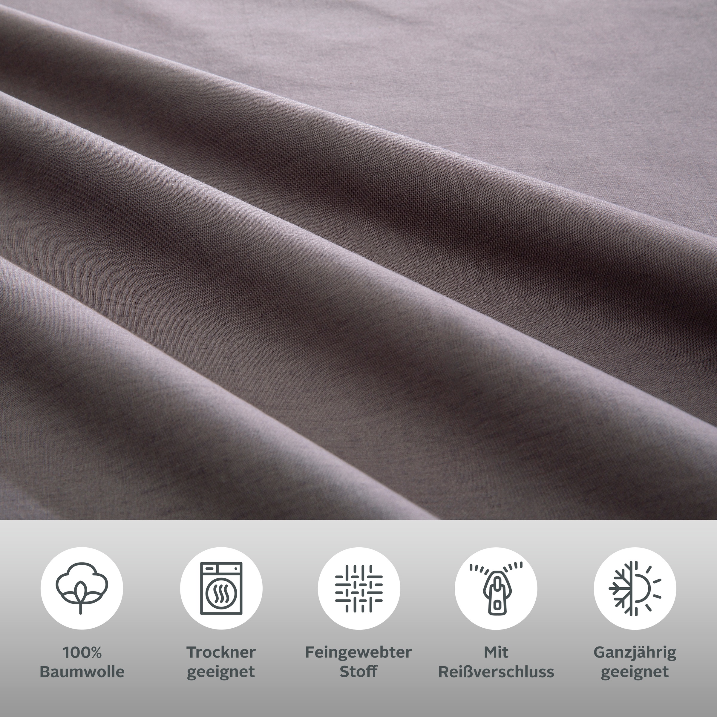 Thumbnail - OTTO home Bettwäsche "Violetta in Gr. 135x200 oder 155x220 cm" 2 tlg. Bettwäsche aus Baumwolle, romantische Bettwäsche m...