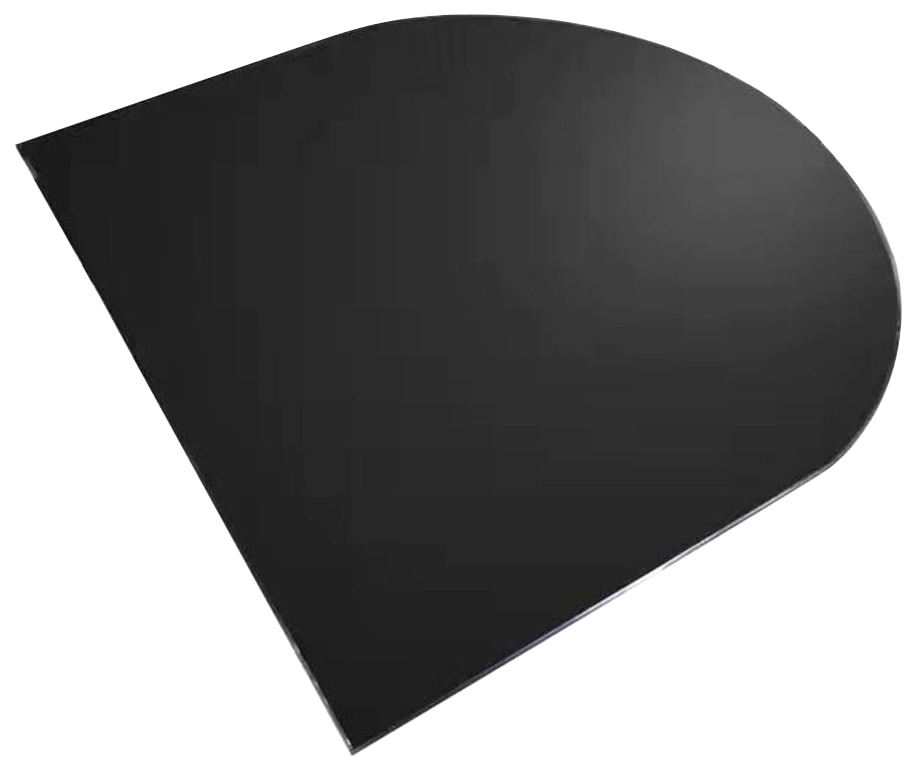 Bodenschutzplatte, Glas 8mm, schwarz, BxL: 120x120 cm