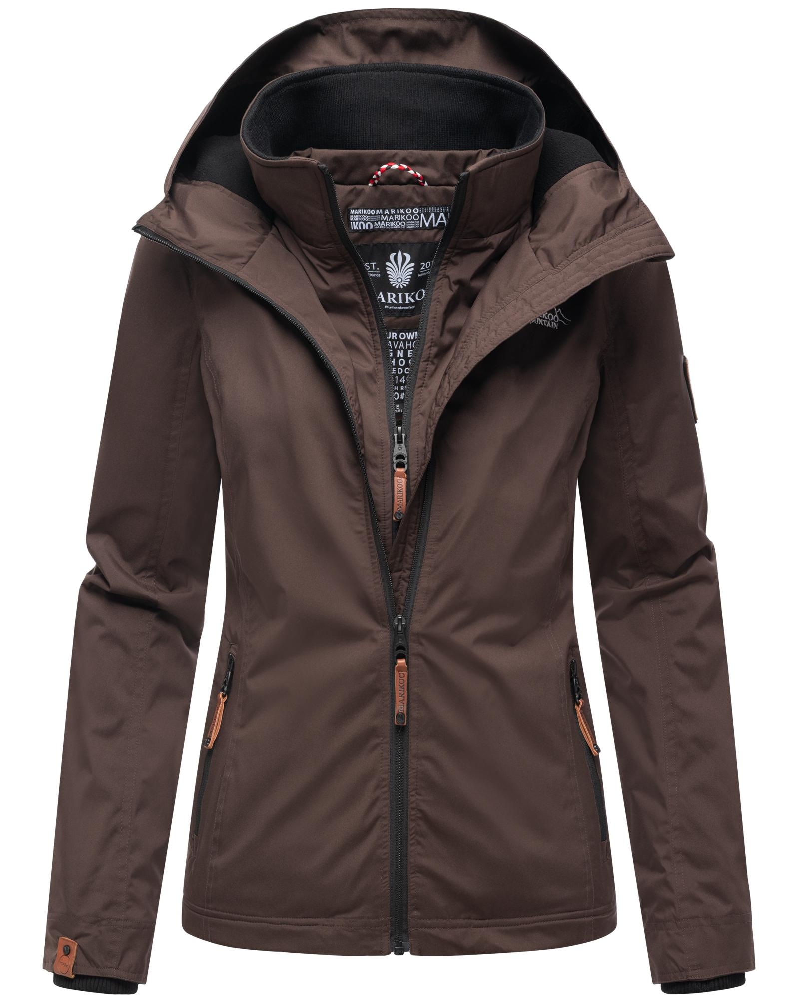 Marikoo Outdoorjacke »Erdbeere«, mit Kapuze, sportliche Funktionsjacke mit Kapuze
