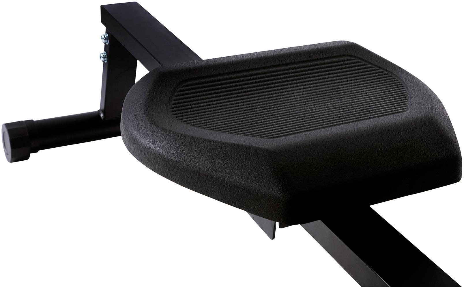 Christopeit Sport® Rudergerät »Cambridge II Black Edition«, (Ruderschiene platzsparend hochklappbar), Rudermaschine, 4 Widerstandsstufen, Seilzug