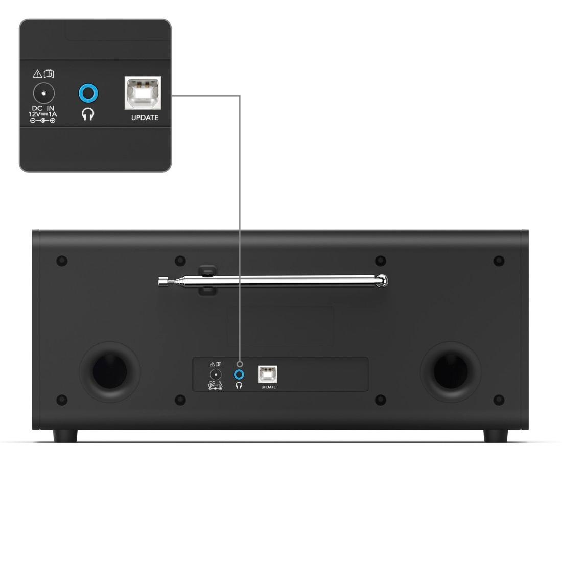 Hama Digitalradio (DAB+) »Digital Radio, DAB Radiowecker, FM/Stereo/6W DR1400«