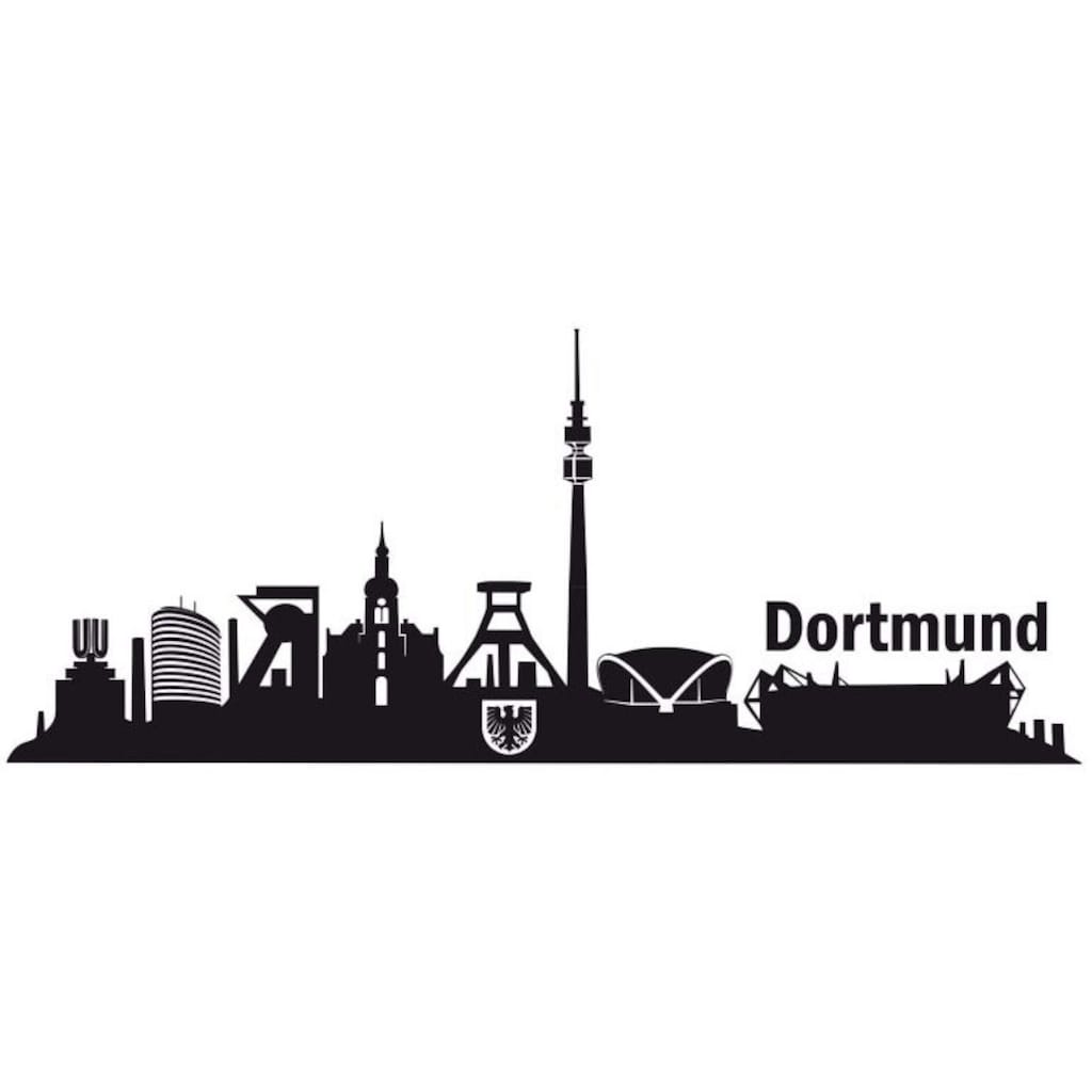 Wall-Art Wandtattoo »XXL Stadt Skyline Dortmund 90cm«, (1 St.)