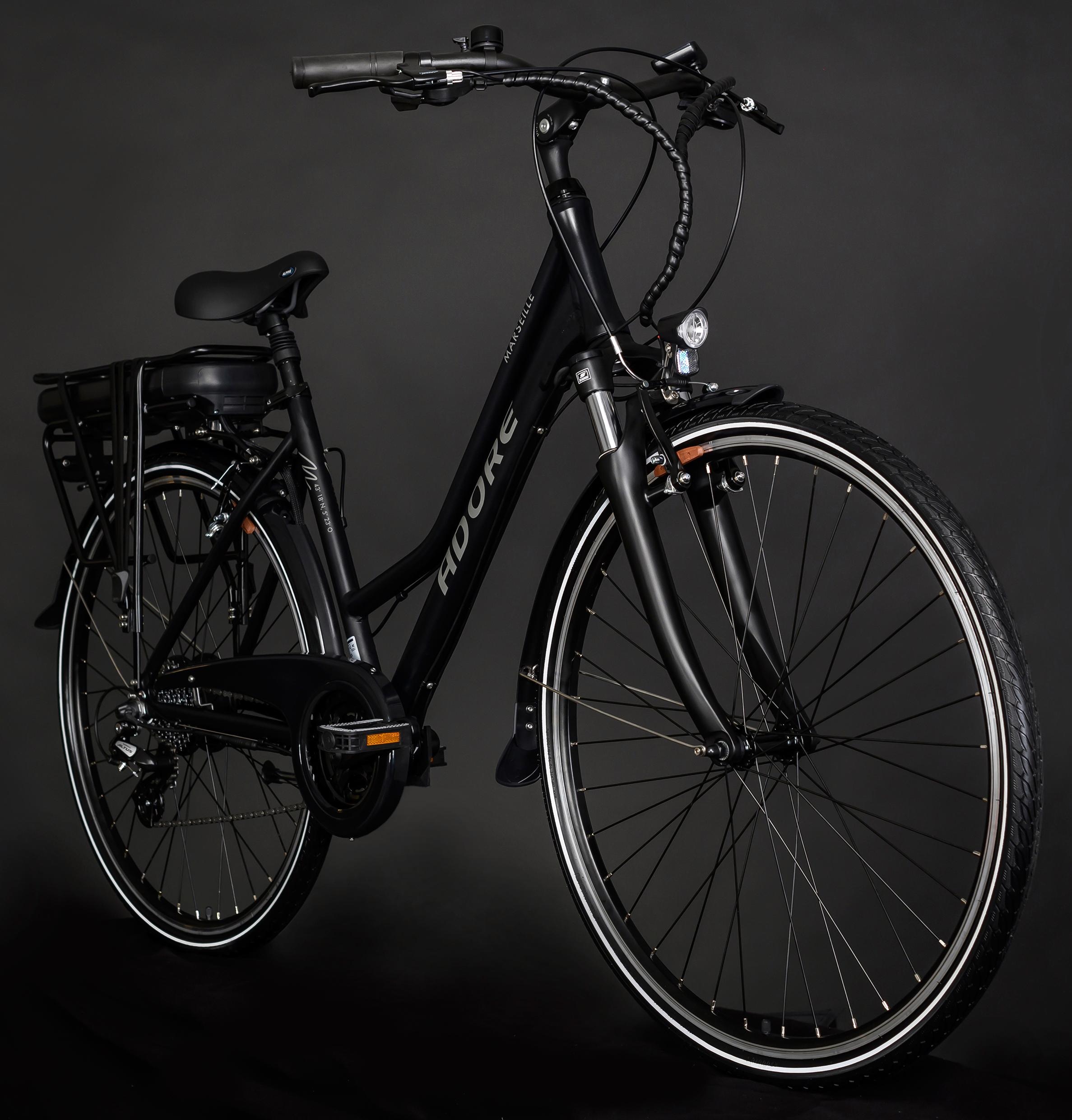 Adore E-Bike »Partnerset Marseille«, 24 Gang, Shimano, Altus, Heckmotor 250 W, (Spar-Set, 2 tlg.), Akku PHYLION Li-Ion 36V / 13Ah / 468Wh, Pedelec