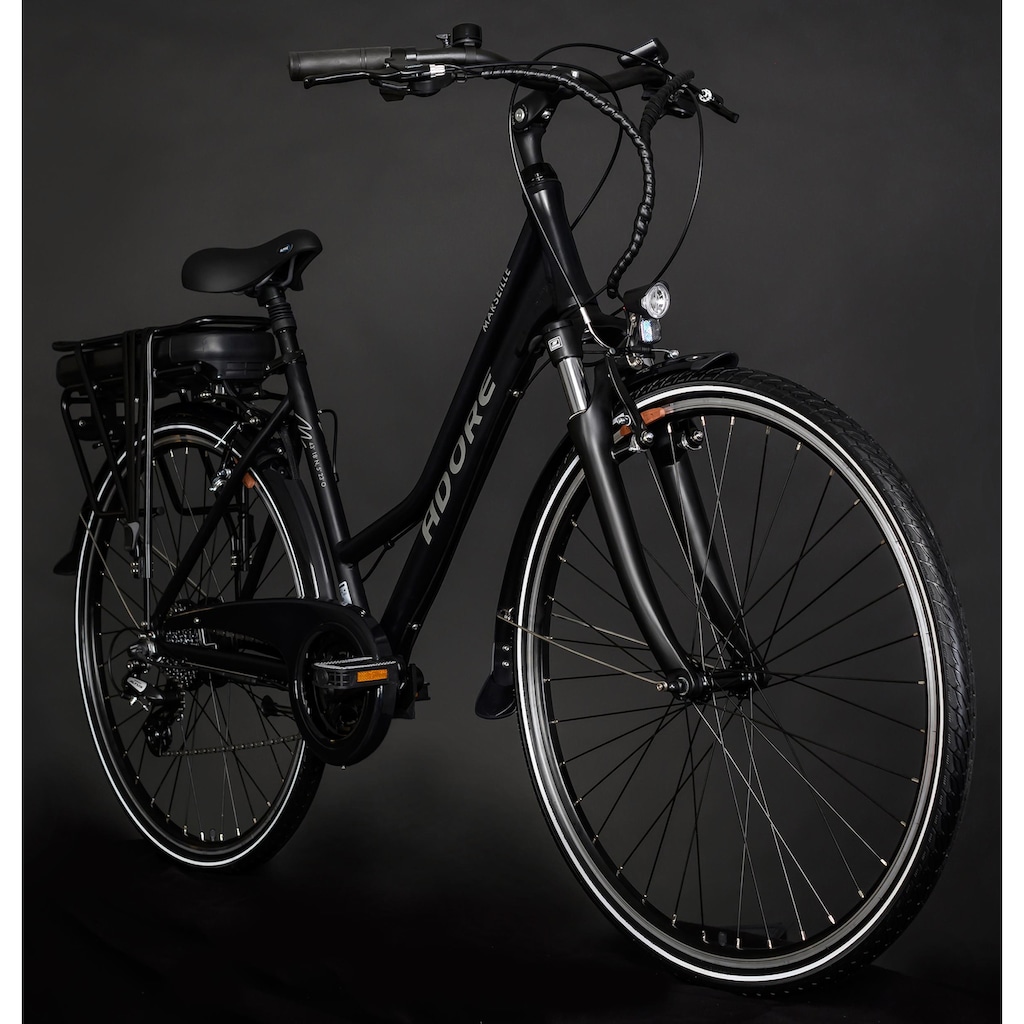 Adore E-Bike »Partnerset Marseille«, 24 Gang, Shimano, Altus, Heckmotor 250 W, (Spar-Set, 2 tlg.)