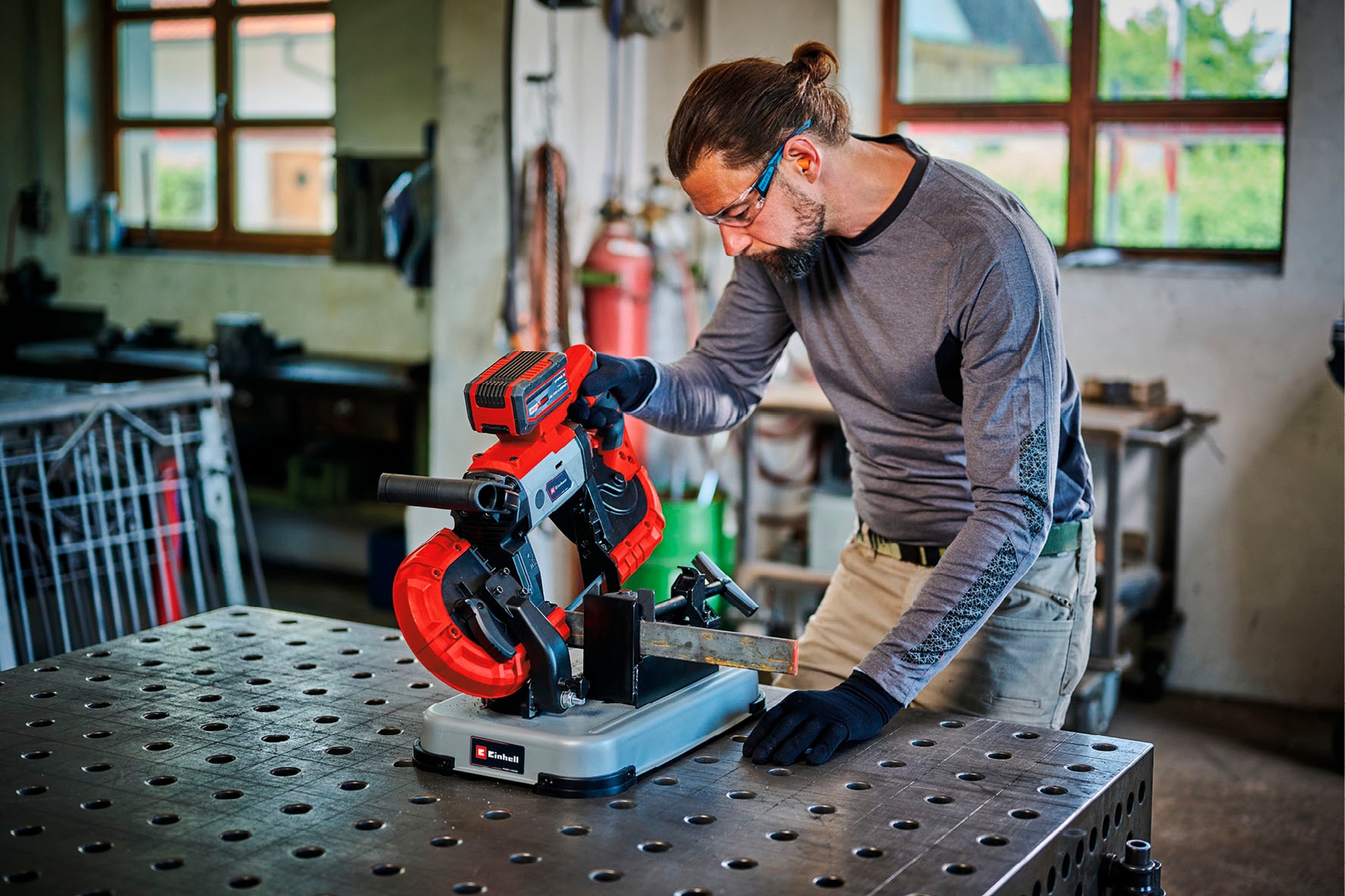 Einhell Akku-Bandsäge »TE-MB 18/127 U Li-Solo«, ohne Akku und Ladegerät