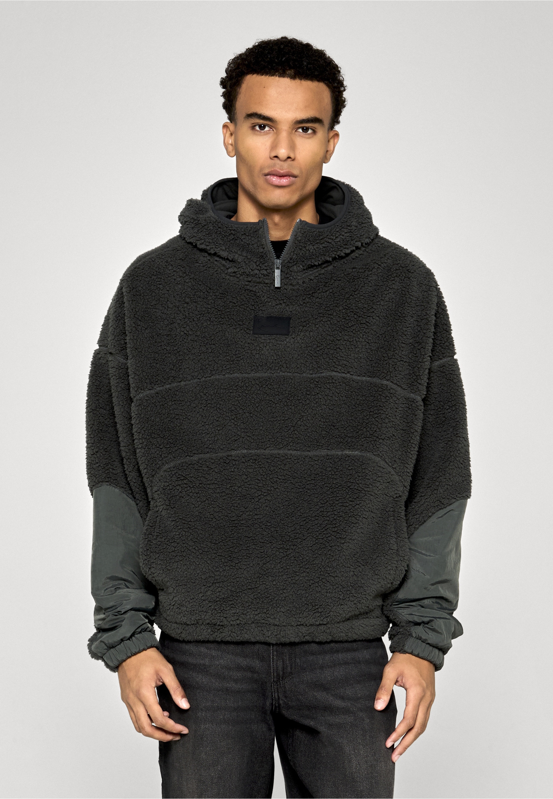 Karl Kani Kapuzenpullover »Karl Kani Karl Kani Sport Patch Teddy Hoodie« 1 Stk. tlg.