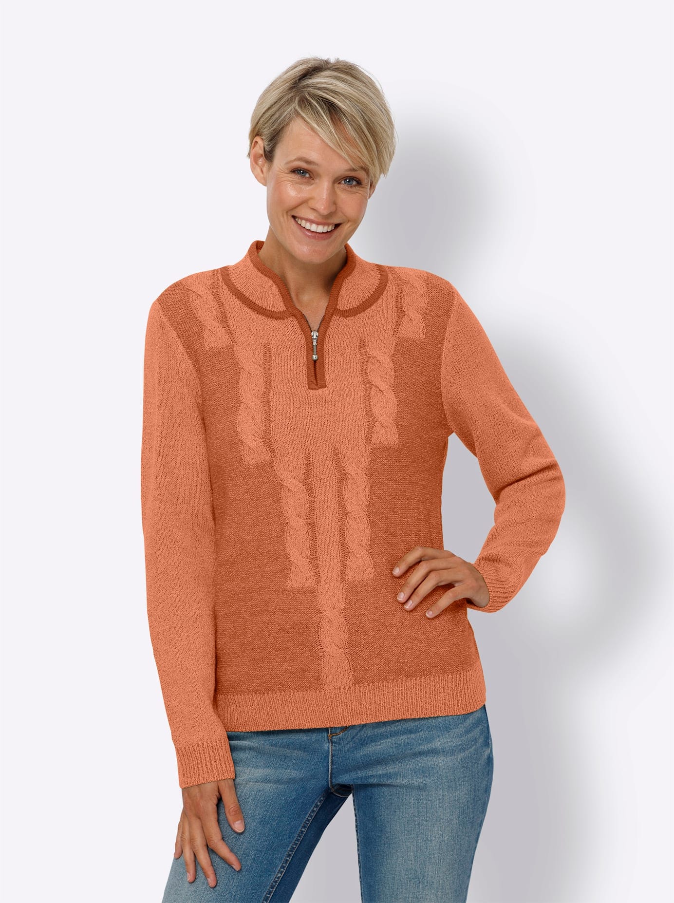 Classic Basics Stehkragenpullover "Stehkragen-Pullover" günstig online kaufen
