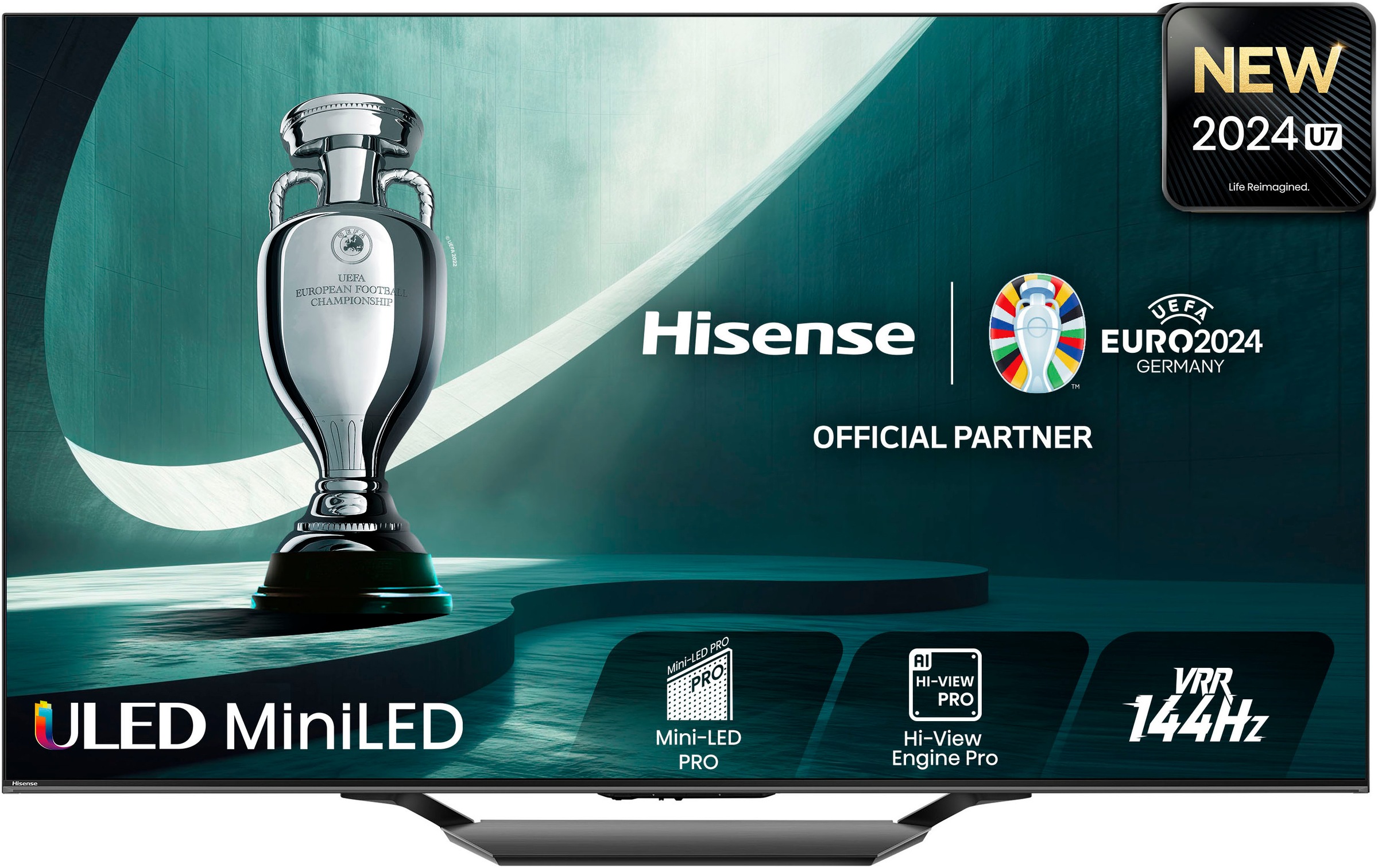 Hisense Mini-LED-Fernseher »55U7NQ« 4K Ultra H...