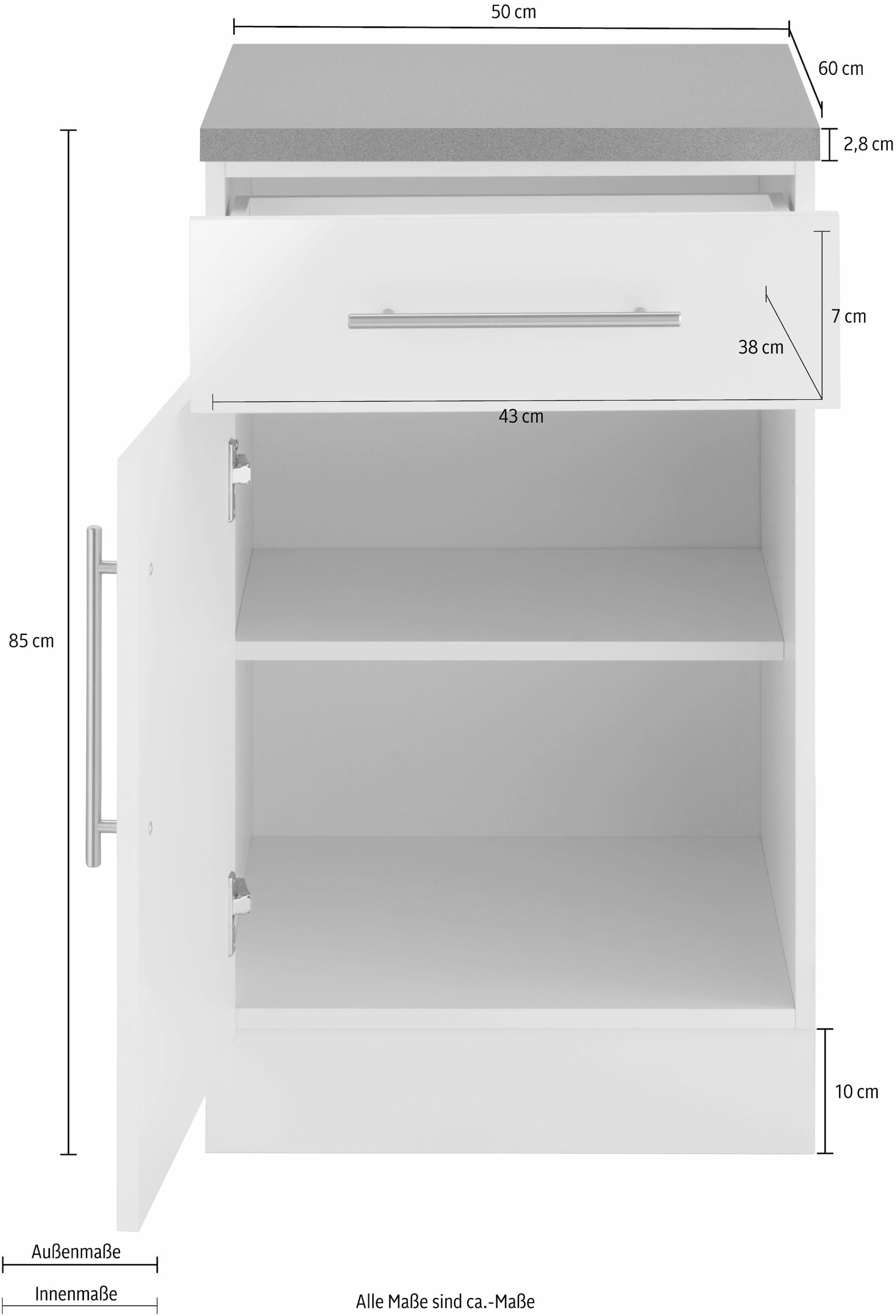 Unterschrank cm »Cali«, wiho 50 Küchen BAUR | breit