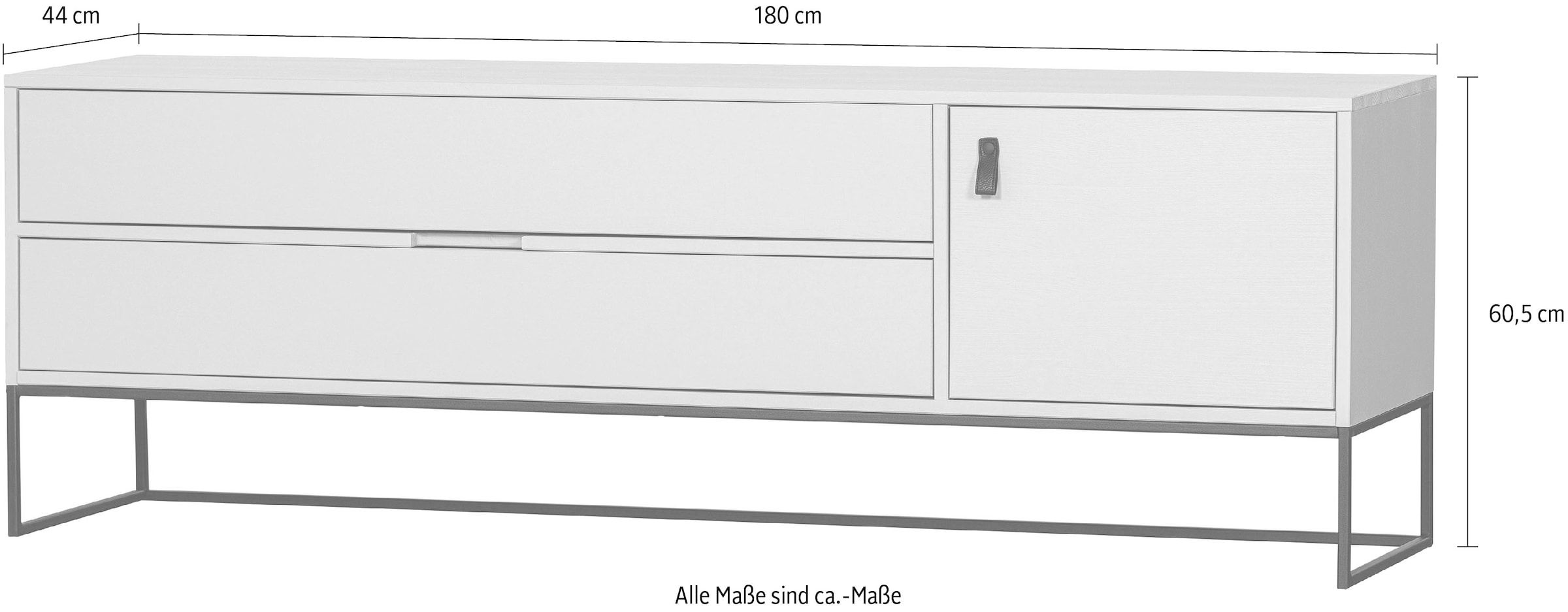 WOOOD TV-Schrank »Silas Tv Meubel 180Cm Grenen Dust«