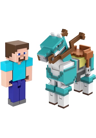 Spielfigur »Minecraft, Armored Horse and Steve«