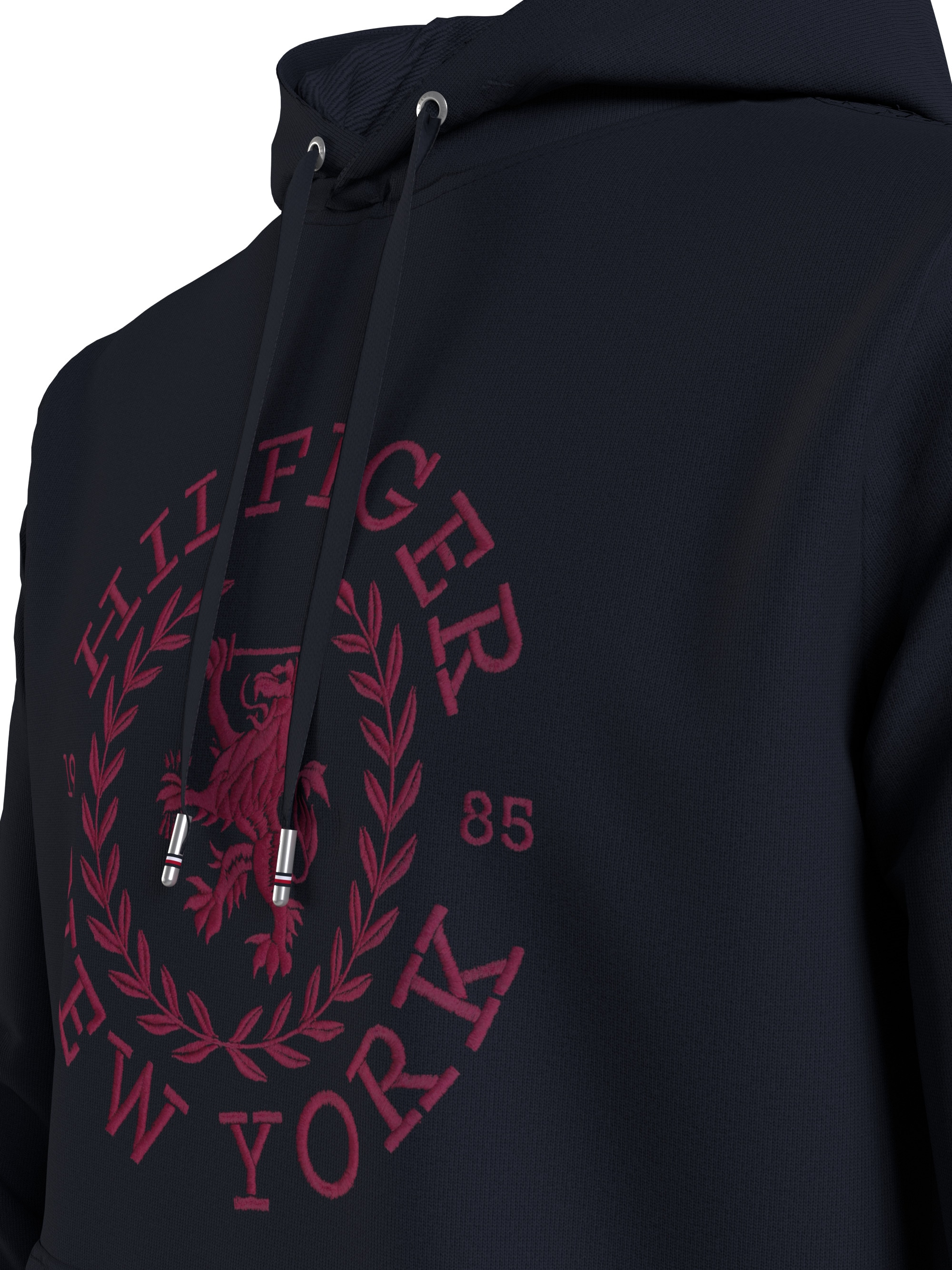 Tommy Hilfiger Kapuzensweatshirt »BIG BAUR CREST | mit für Logo-Stickerei HOODIE«, ICON ▷