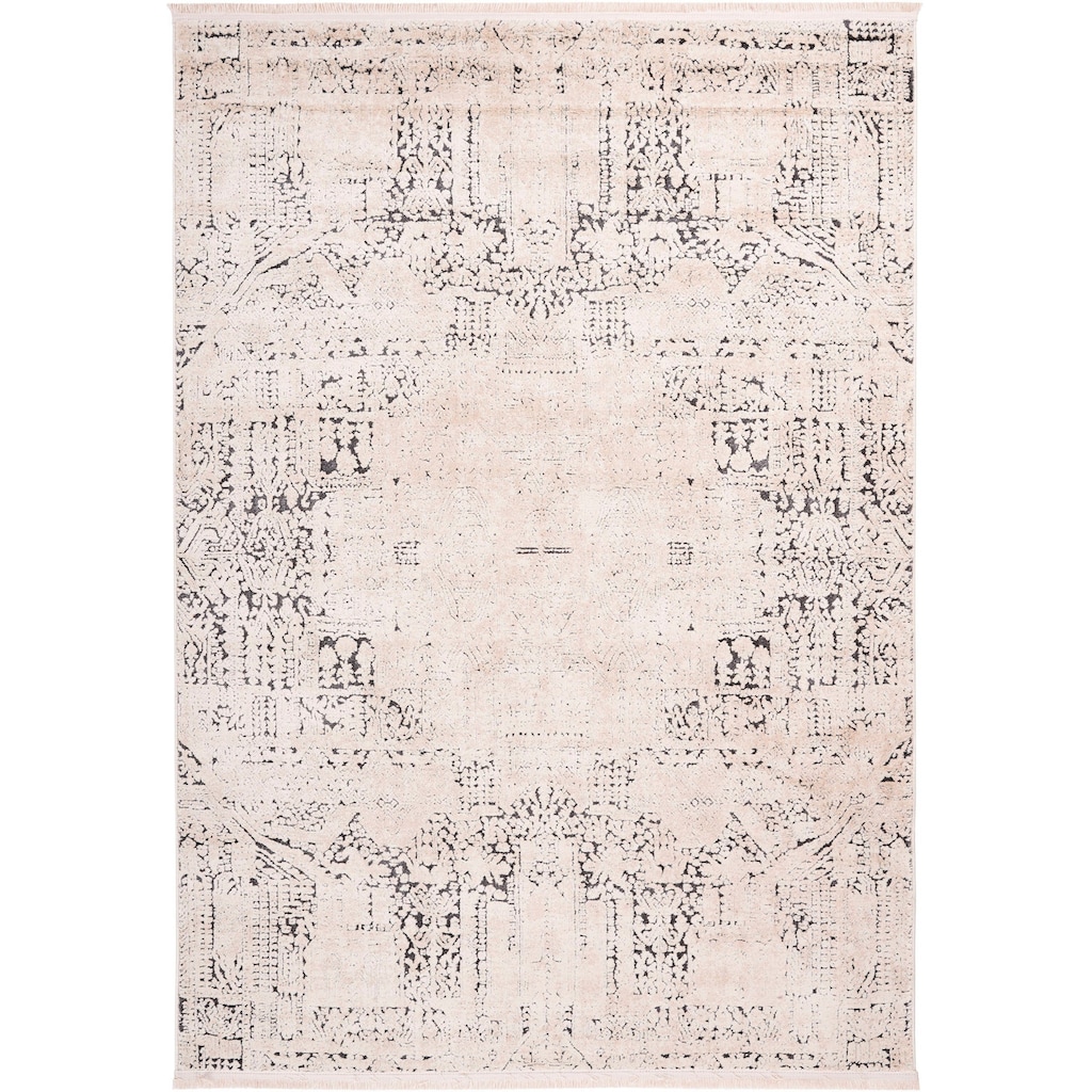 Leonique Teppich »Alamea«, rechteckig, Vintage-Design, Teppich im Used-Look, pflegeleicht