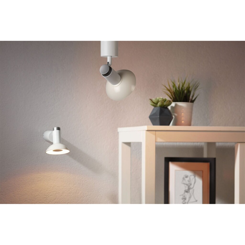 Paulmann LED-Leuchtmittel »360lm 4,9W weiß/silber 230V«, 1 St., Warmweiß