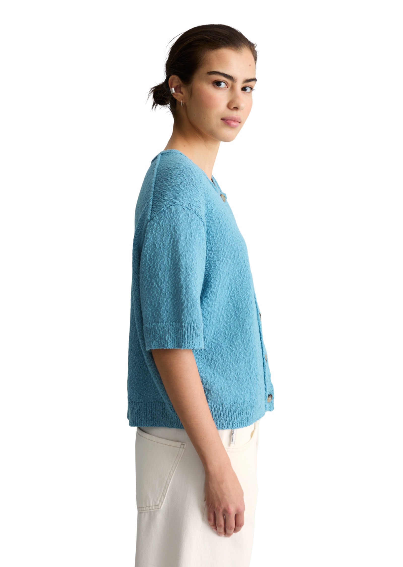 Marc O'Polo DENIM Cardigan »aus Cotton Slub Garn«