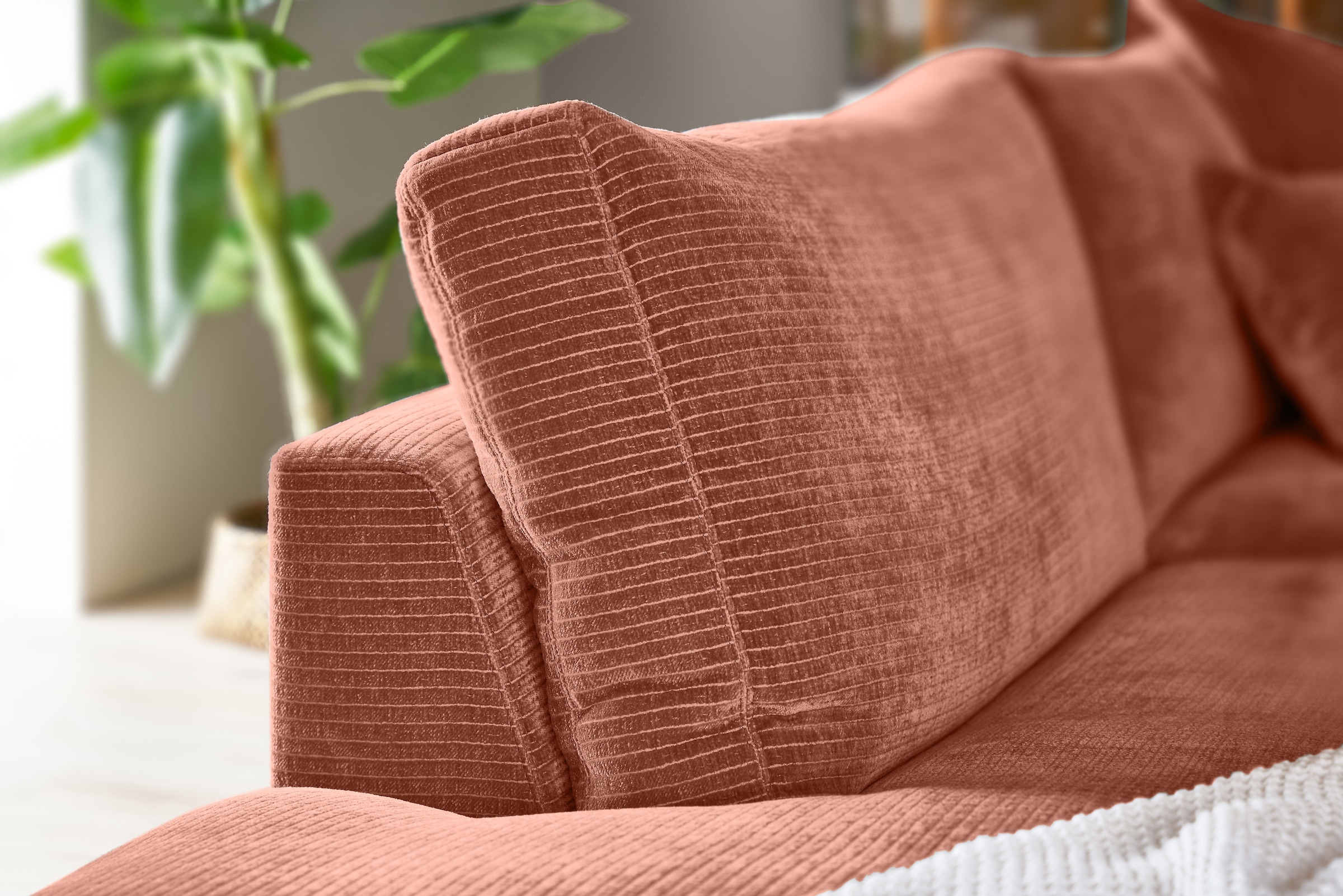 Musterring Ecksofa »Lucia«, verschiedene Farben, großer Longchair mit Armlehne, B330 x T190 cm