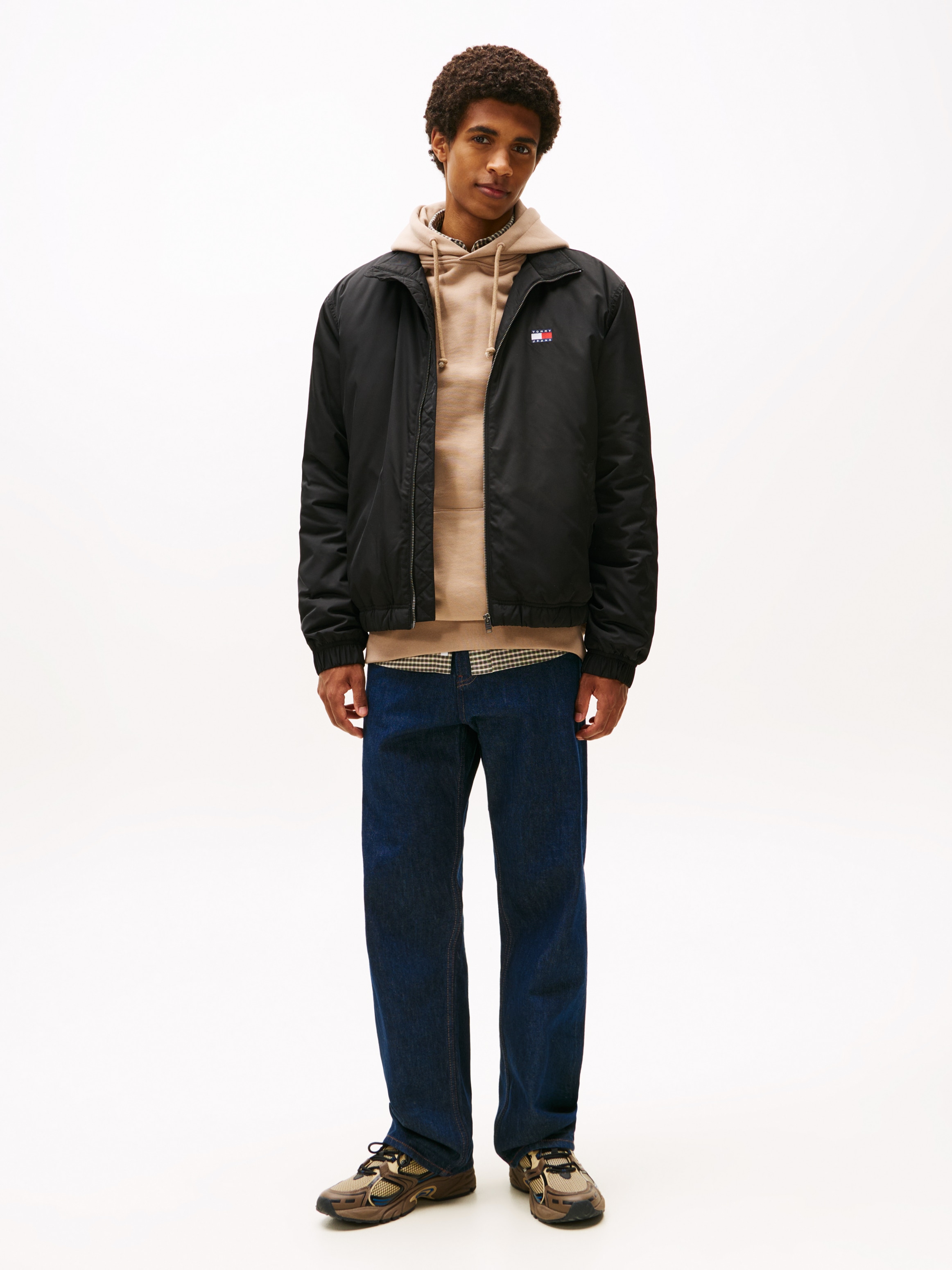 Tommy Jeans Blouson »TJM ESSENTIAL PADDED JACKET EXT«, glänzend, Stretchbündchen, Stehkragen