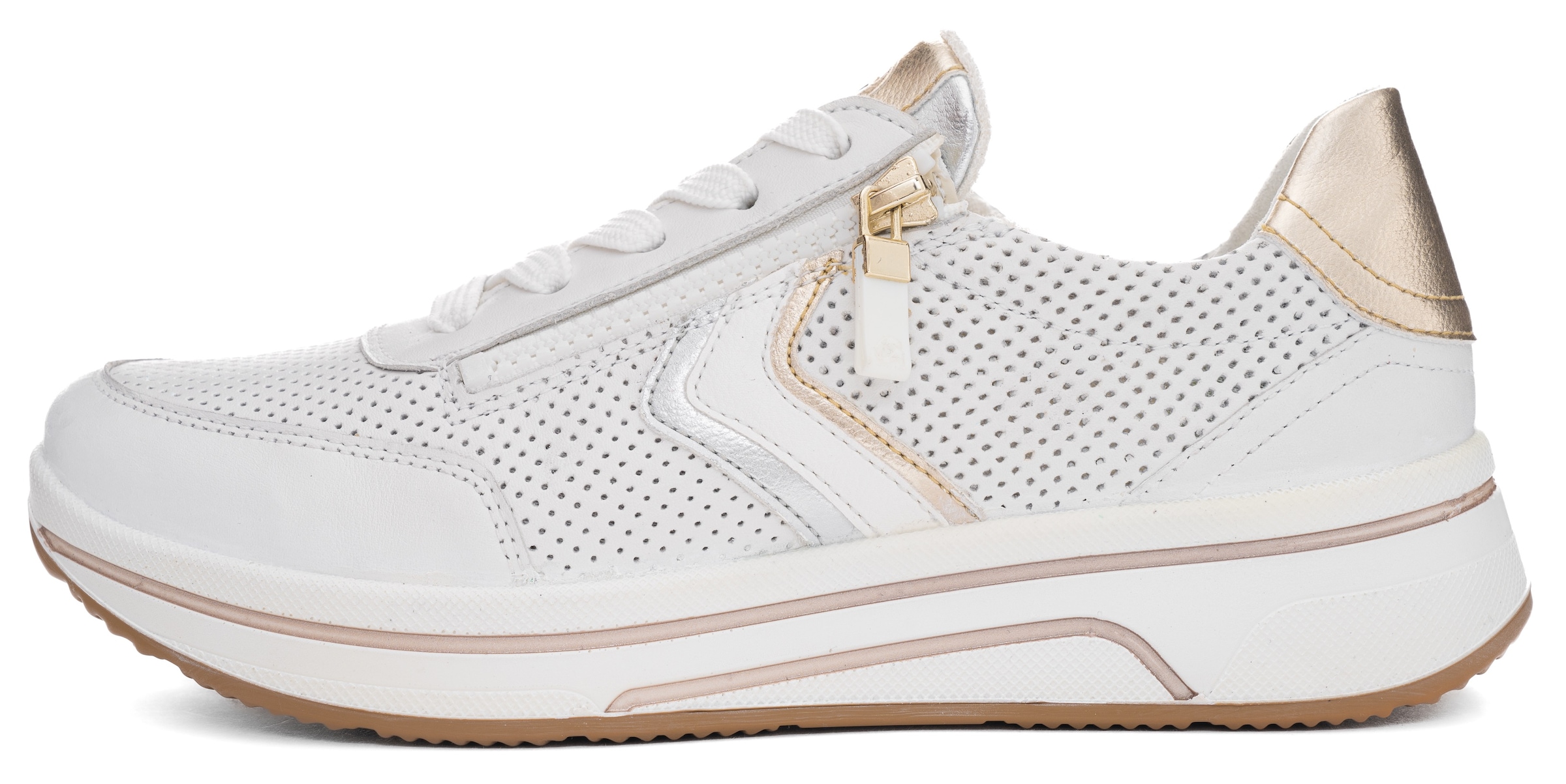 Ara Sneaker »SAPPORO«, Freizeitschuh, Komfortschuh, Reha Schuh in H-Weite (= sehr weit)