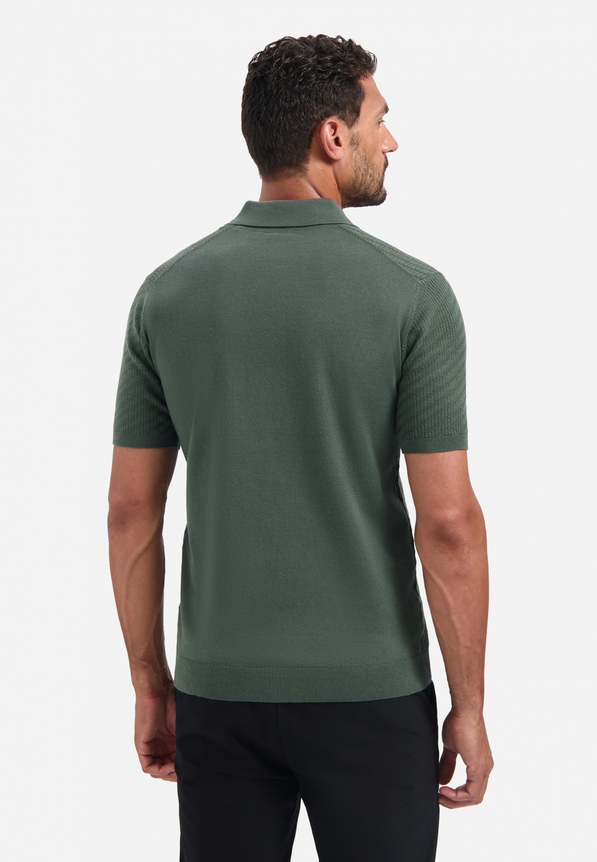 NO EXCESS T-Shirt »No Excess Half-Zip-Strickpolo«