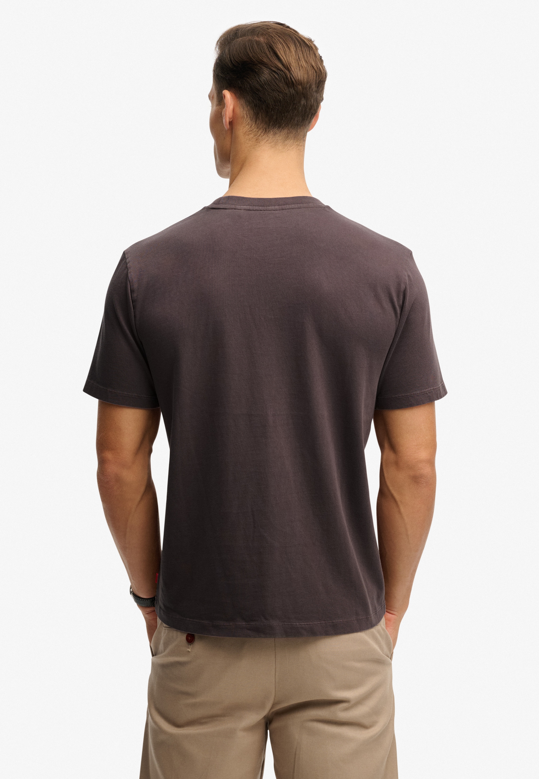 Superdry Rundhalsshirt »MICRO LOGO TSHIRT« mit Micro-Marken-Logo