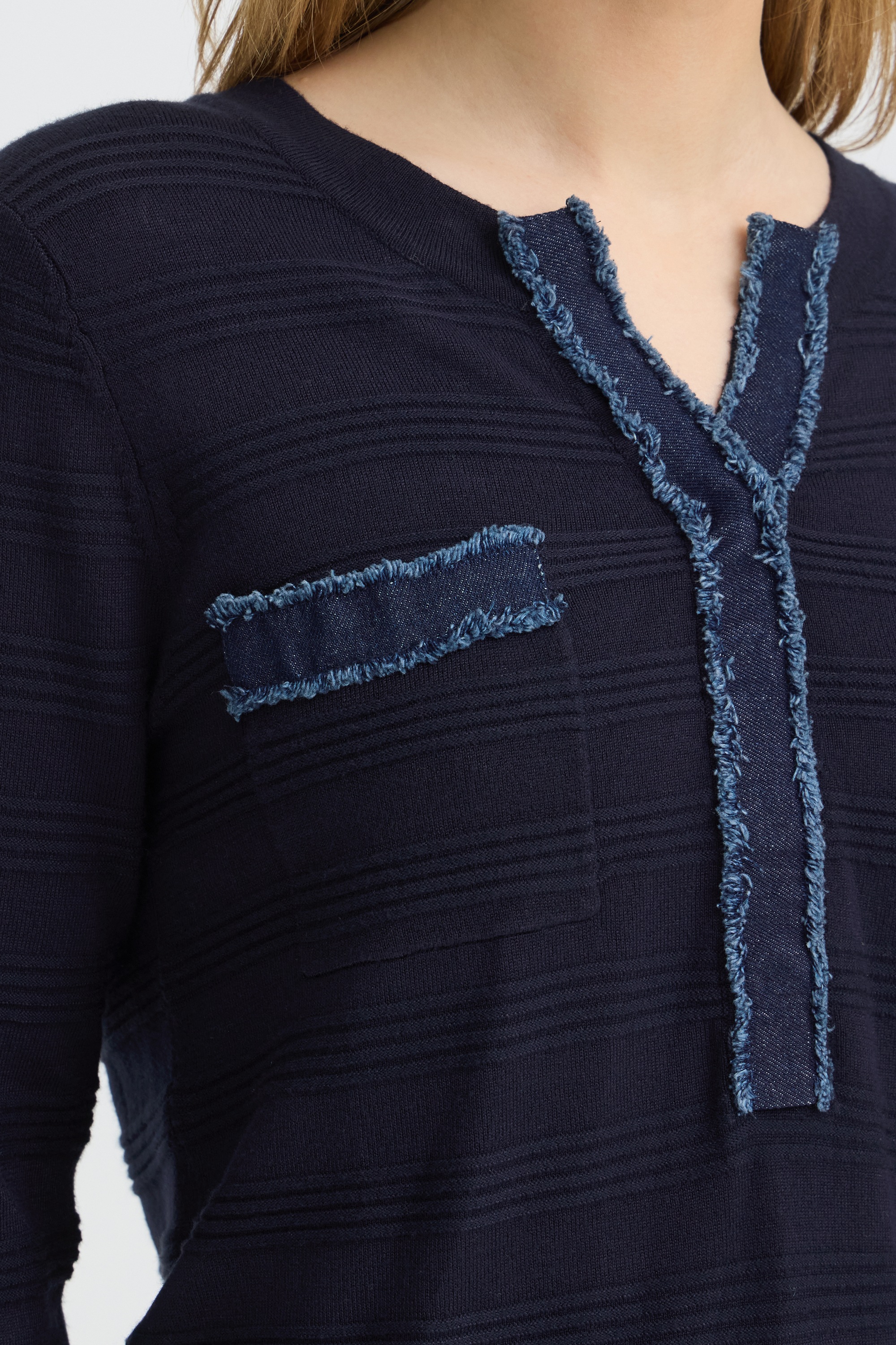 Pulz Jeans Strickpullover »Damen Strickpullover langarm PZSARA«