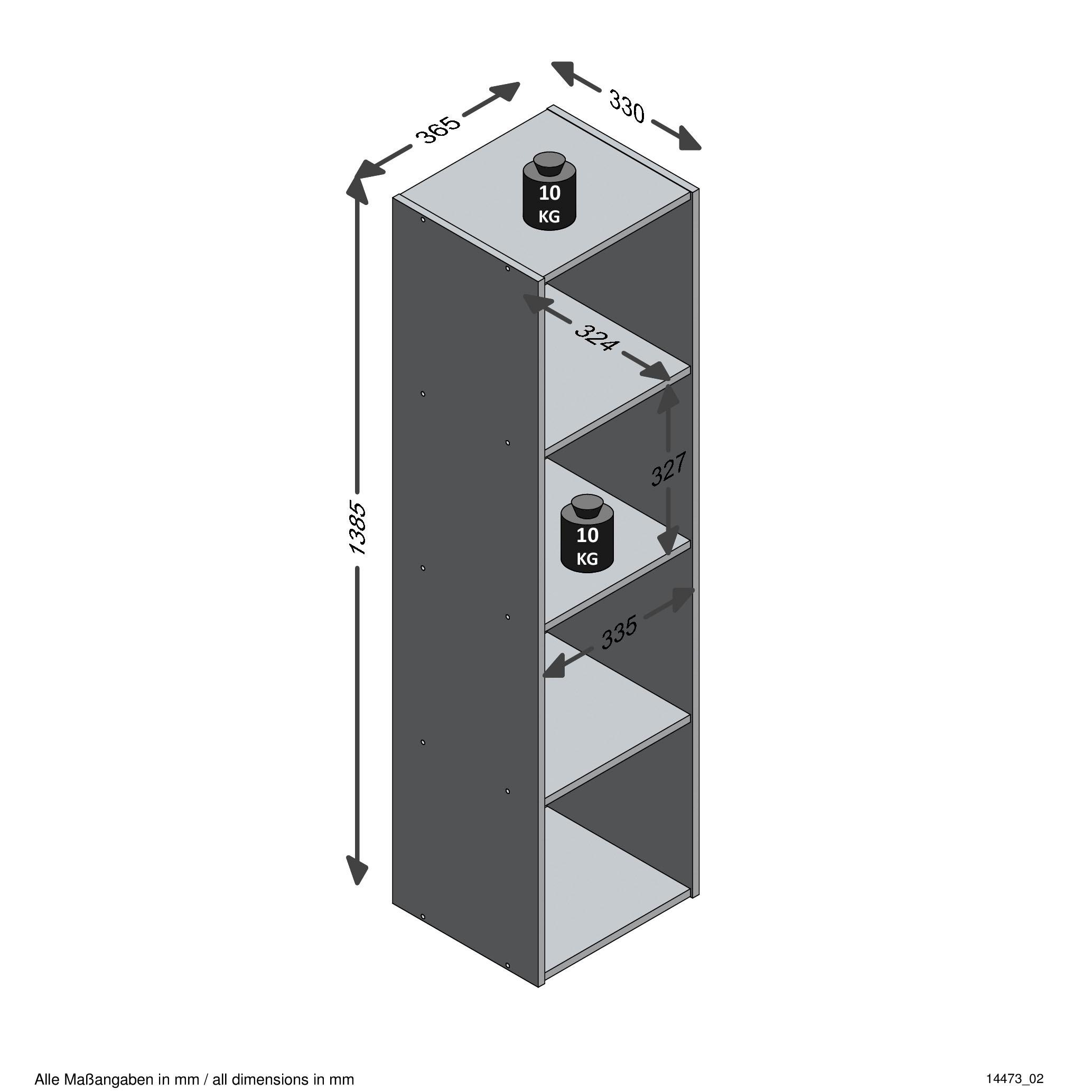 FMD Mehrzweckregal »Mega 4«